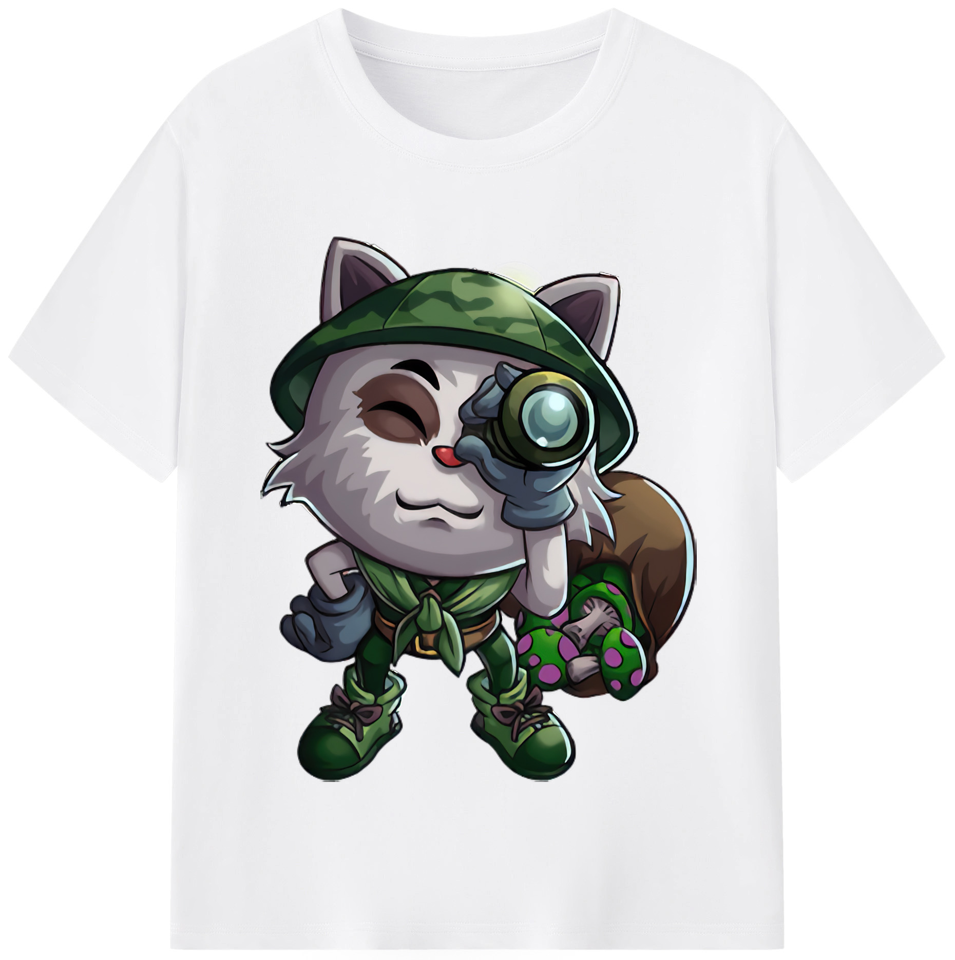 リーグ・オブ・レジェンド League of Legends LOL 綿100％半袖Tシャツ（フロントプリント）