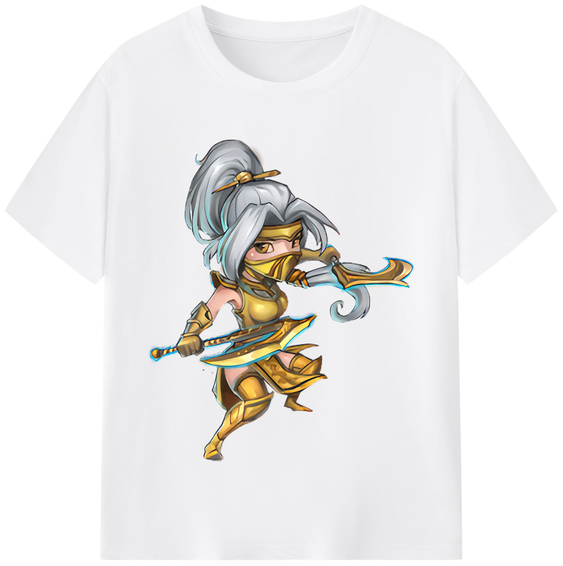 リーグ・オブ・レジェンド League of Legends LOL 綿100％半袖Tシャツ（フロントプリント）
