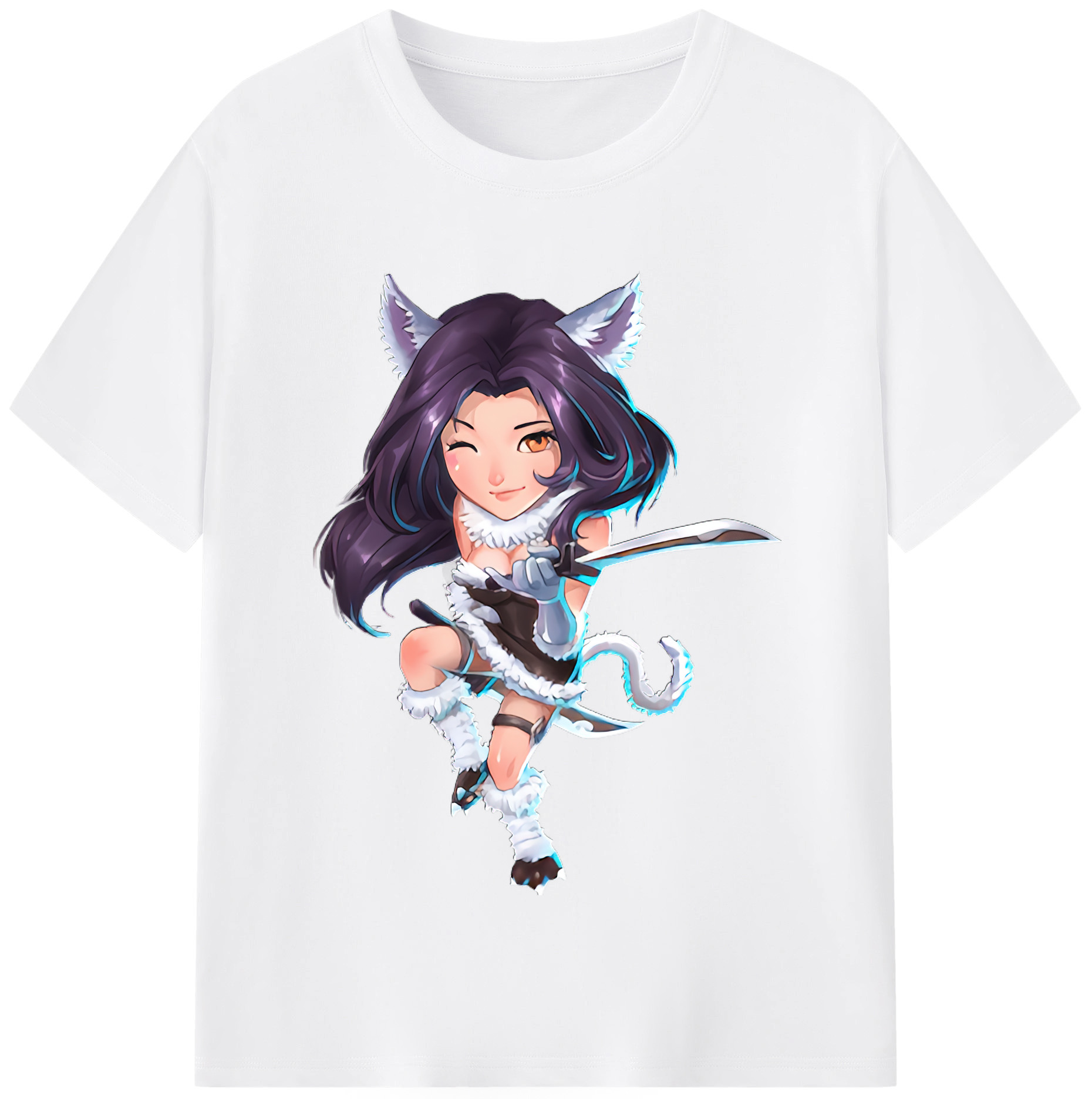 リーグ・オブ・レジェンド League of Legends LOL 綿100％半袖Tシャツ（フロントプリント）