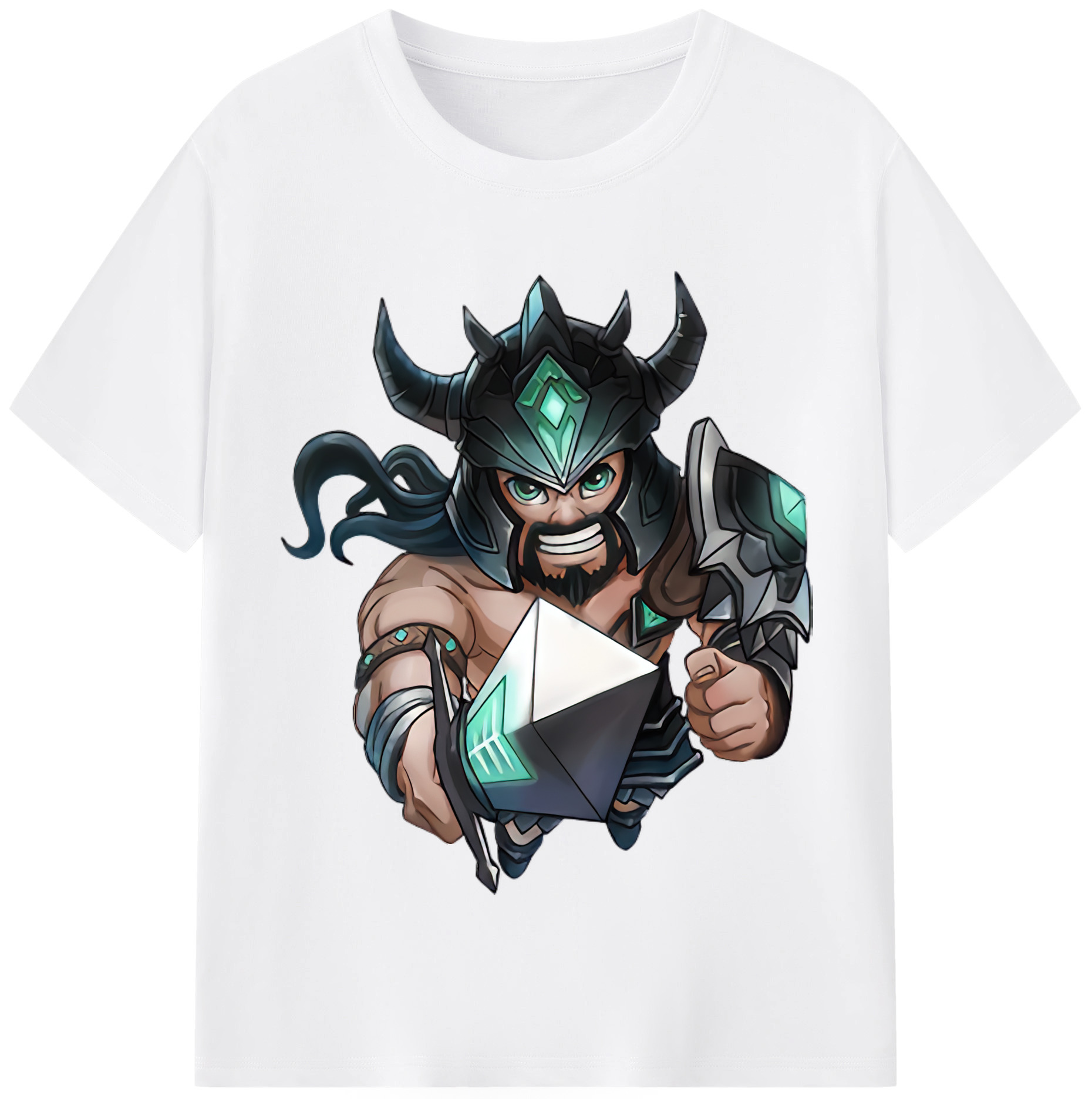 リーグ・オブ・レジェンド League of Legends LOL 綿100％半袖Tシャツ（フロントプリント）