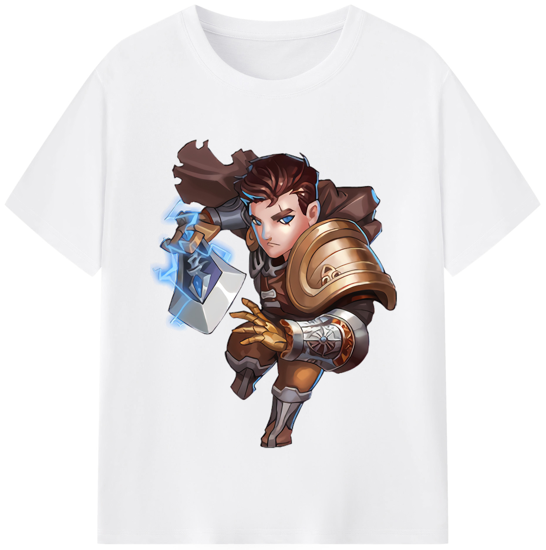 リーグ・オブ・レジェンド League of Legends LOL 綿100％半袖Tシャツ（フロントプリント）