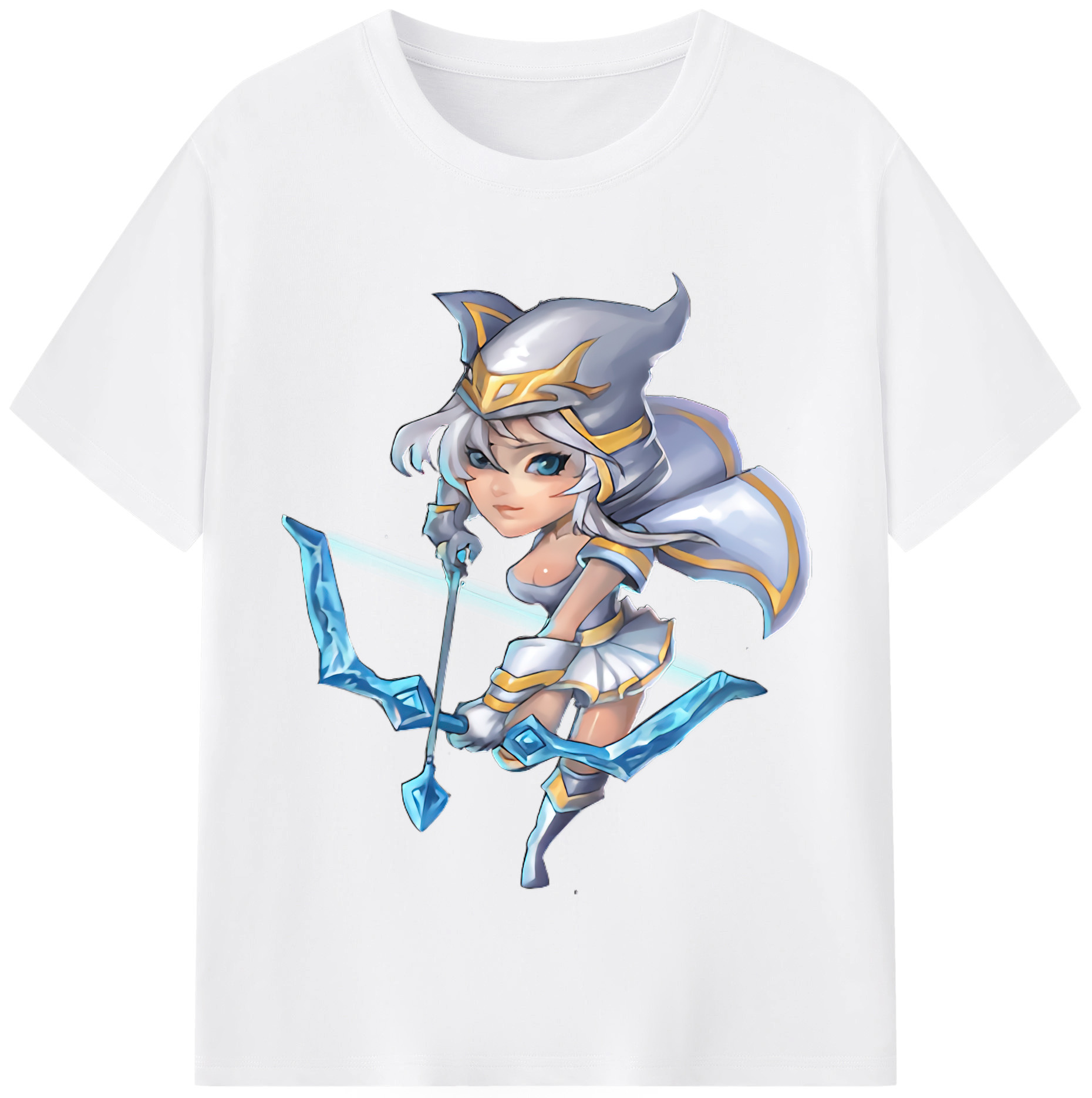 リーグ・オブ・レジェンド League of Legends LOL 綿100％半袖Tシャツ（フロントプリント）