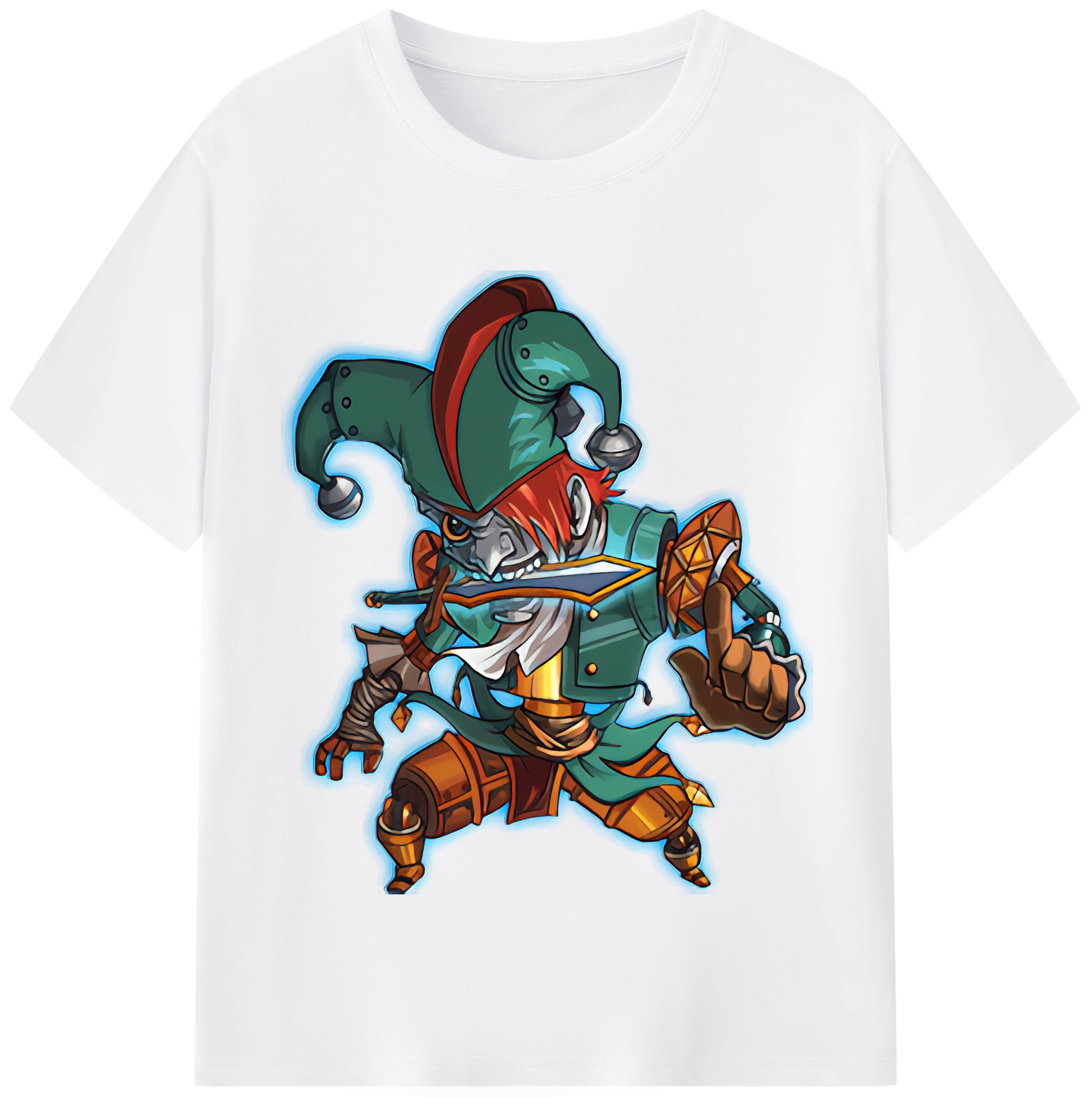 リーグ・オブ・レジェンド League of Legends LOL 綿100％半袖Tシャツ（フロントプリント）