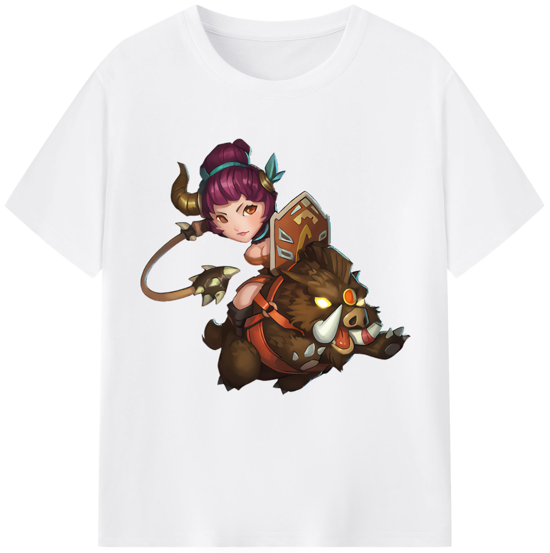 （画像用） リーグ・オブ・レジェンド League of Legends LOL 綿100％半袖Tシャツ（フロントプリント）