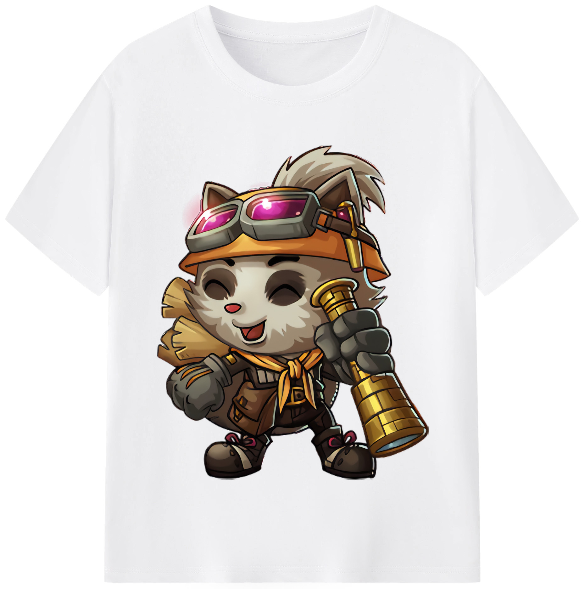 リーグ・オブ・レジェンド League of Legends LOL 綿100％半袖Tシャツ（フロントプリント）