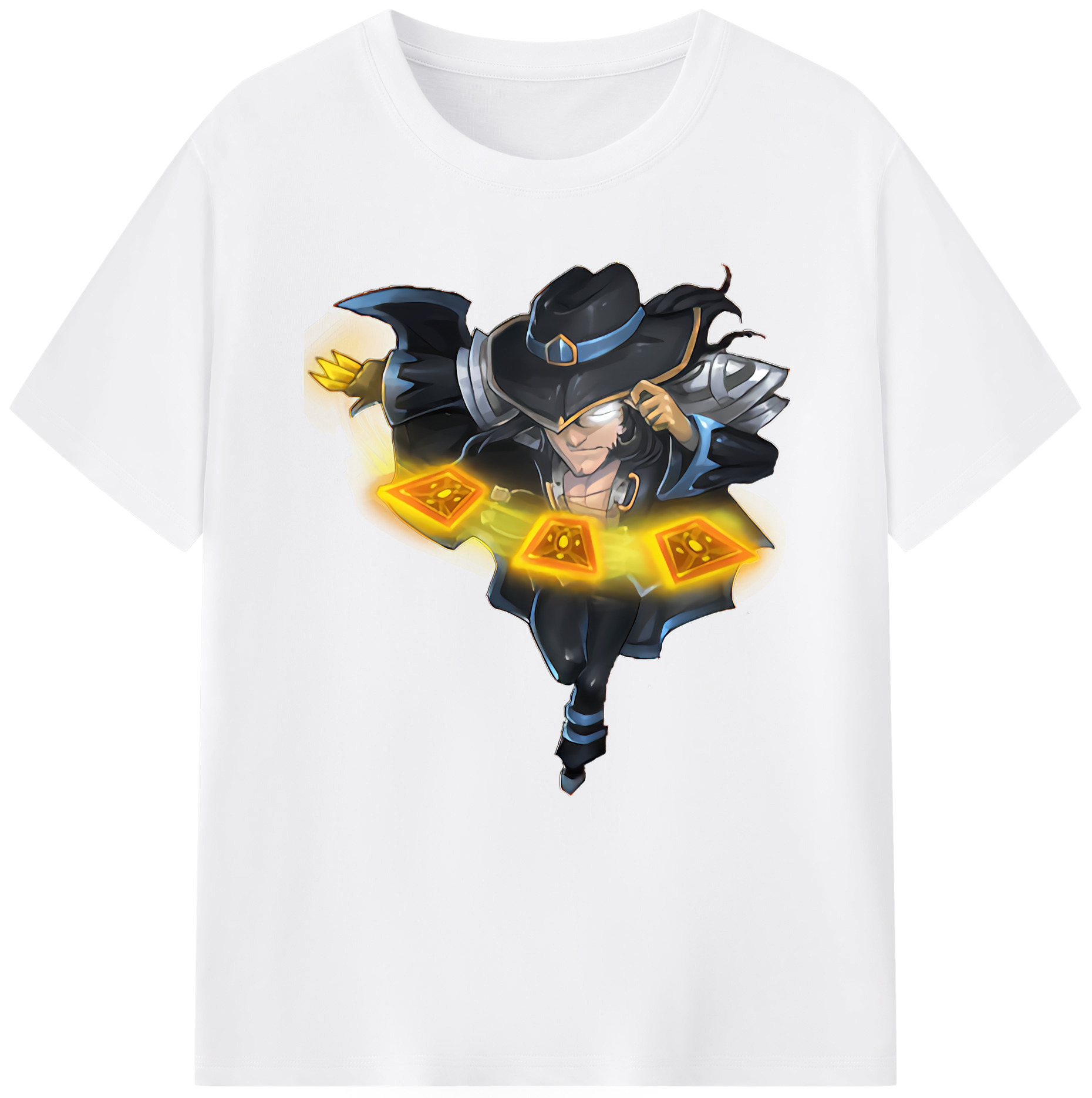 リーグ・オブ・レジェンド League of Legends LOL 綿100％半袖Tシャツ（フロントプリント）
