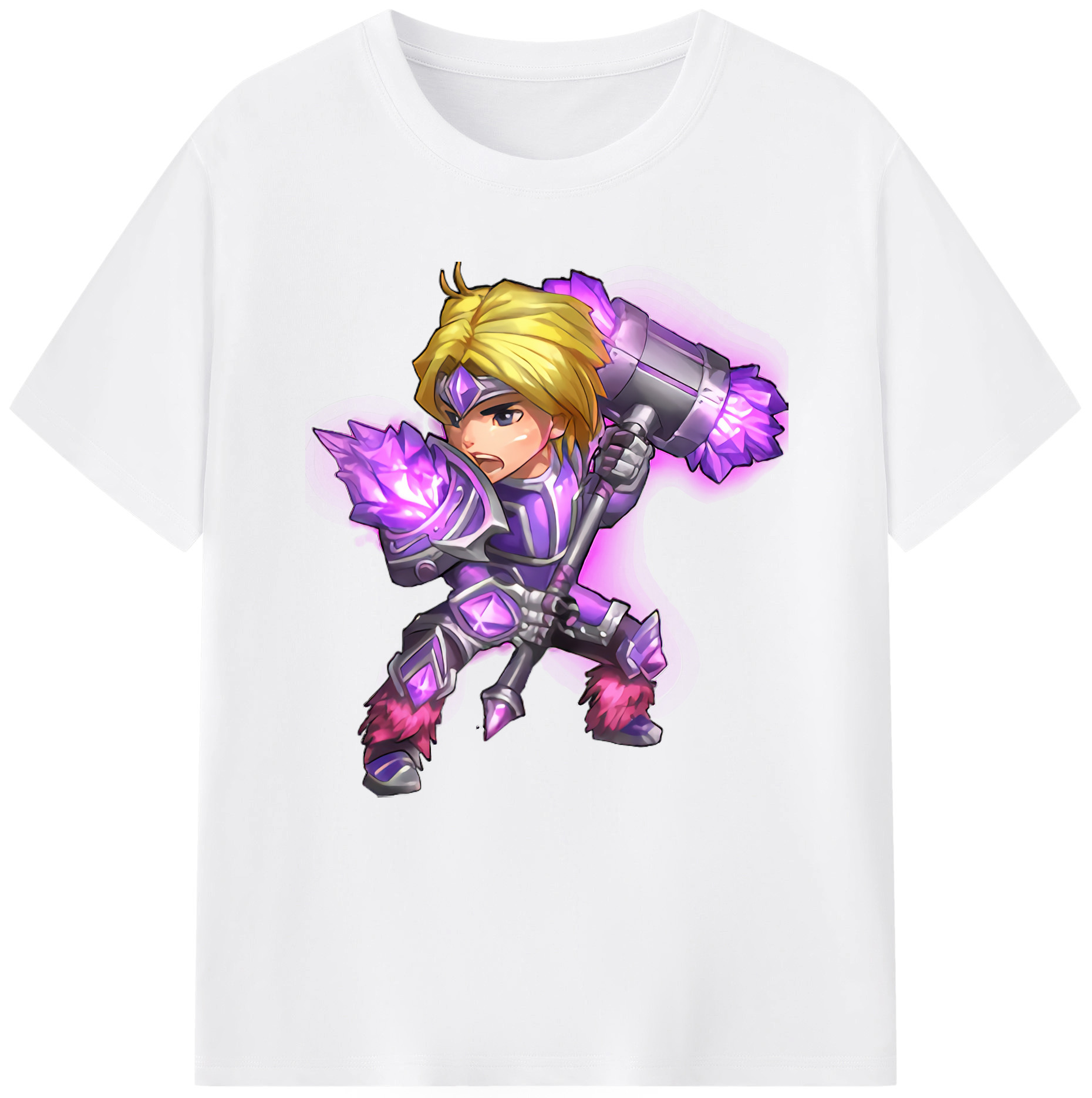 （画像用） リーグ・オブ・レジェンド League of Legends LOL 綿100％半袖Tシャツ（フロントプリント）