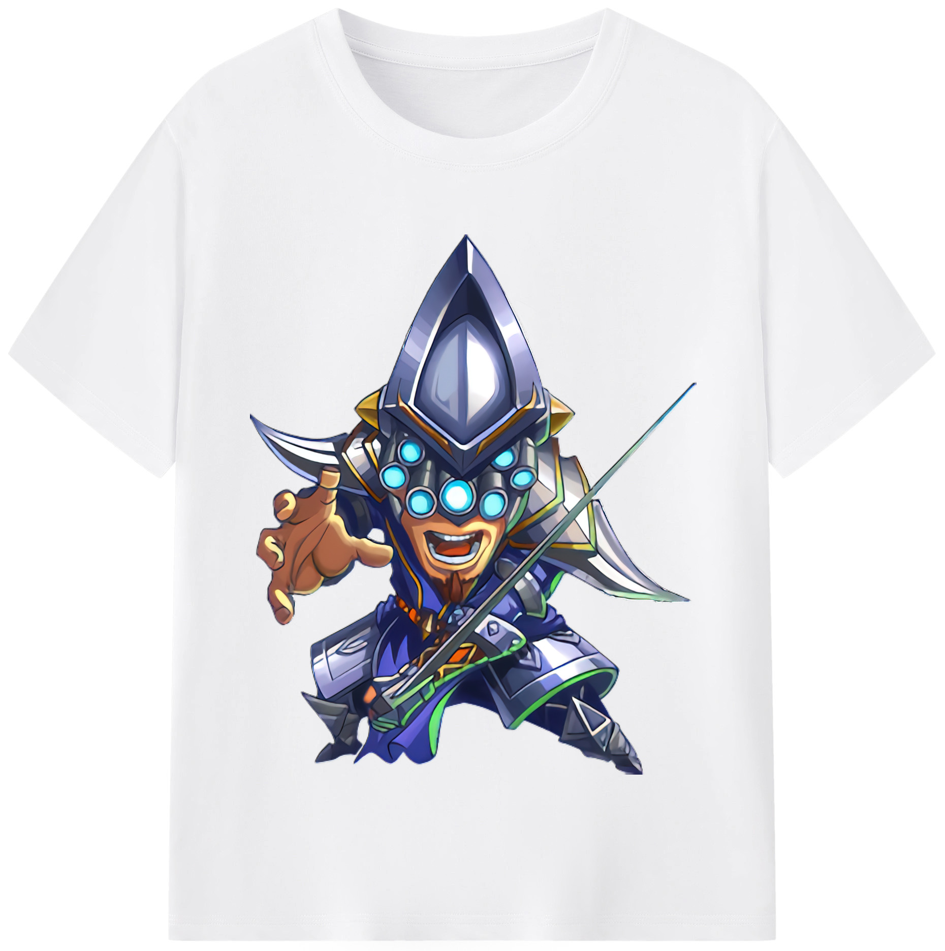 リーグ・オブ・レジェンド League of Legends LOL 綿100％半袖Tシャツ（フロントプリント）