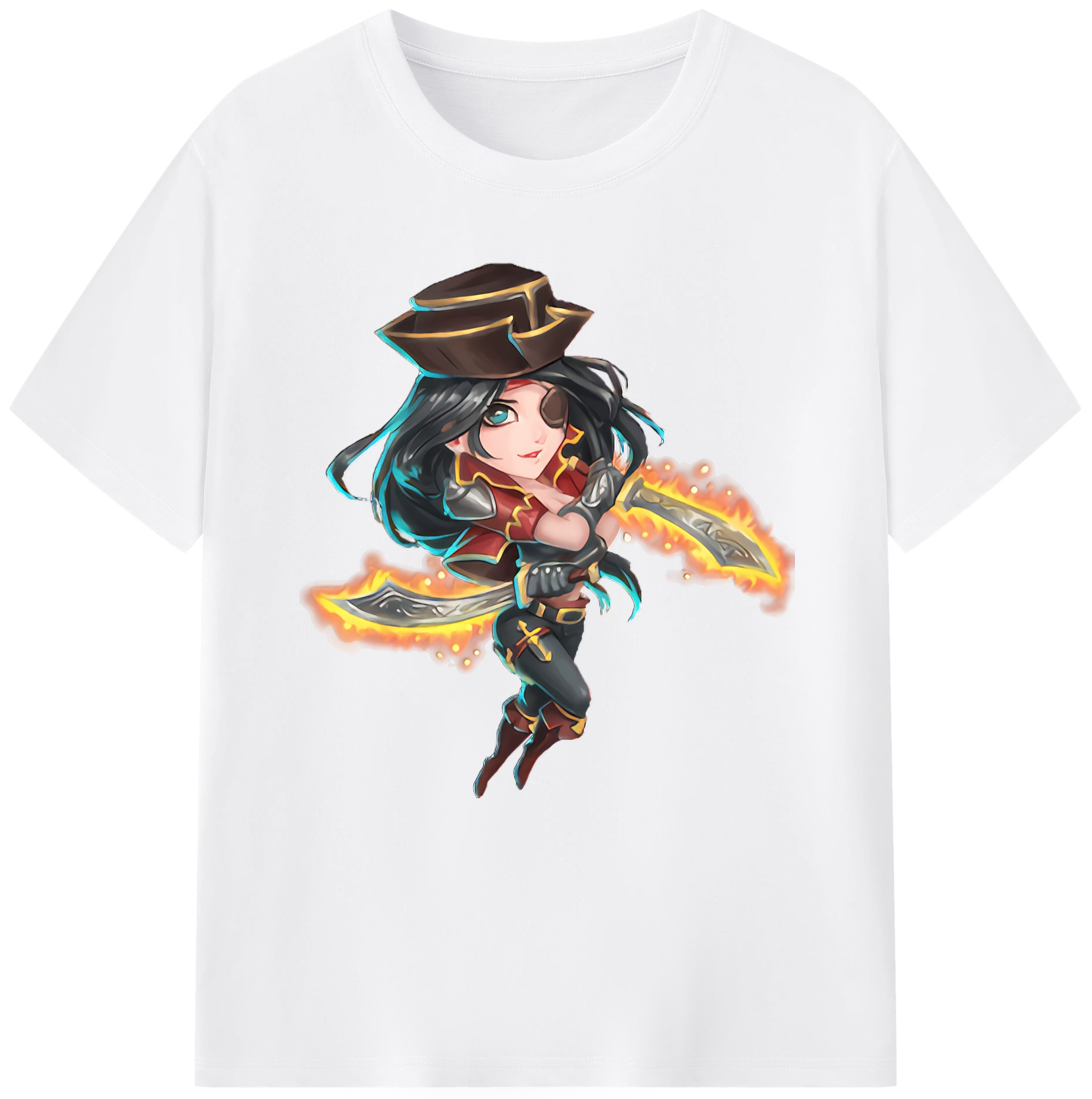 リーグ・オブ・レジェンド League of Legends LOL 綿100％半袖Tシャツ（フロントプリント）