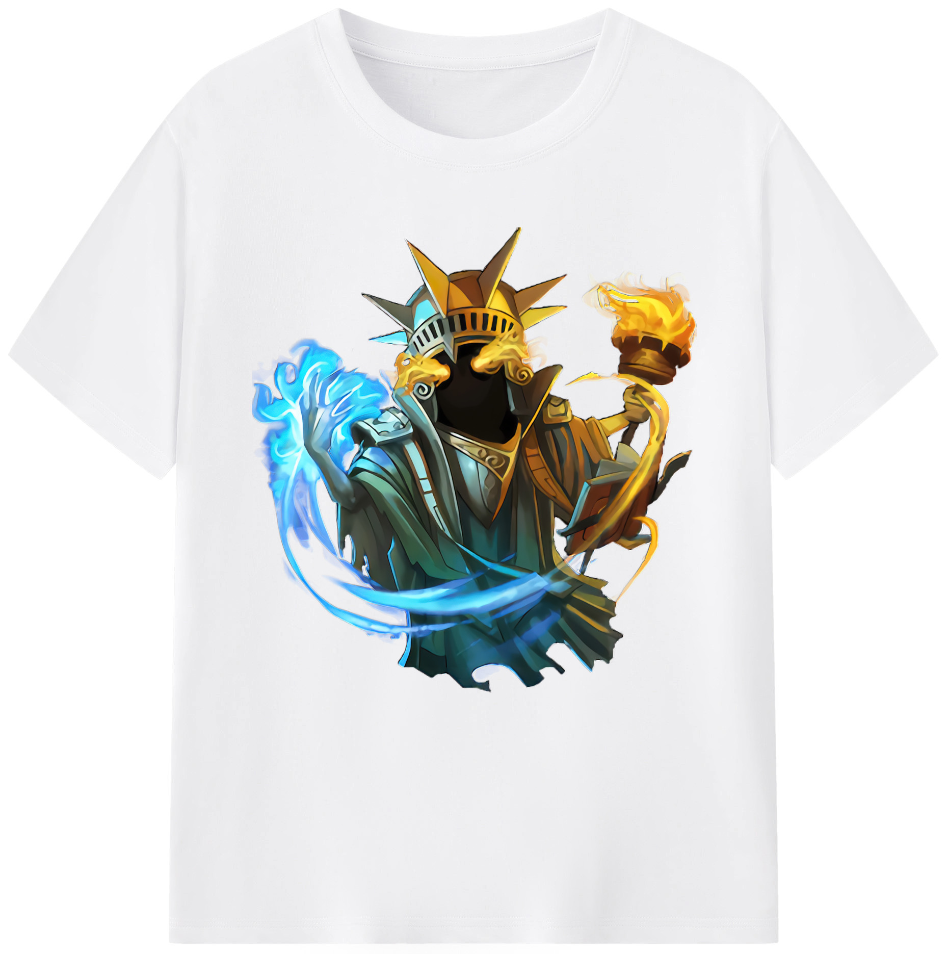 リーグ・オブ・レジェンド League of Legends LOL 綿100％半袖Tシャツ（フロントプリント）