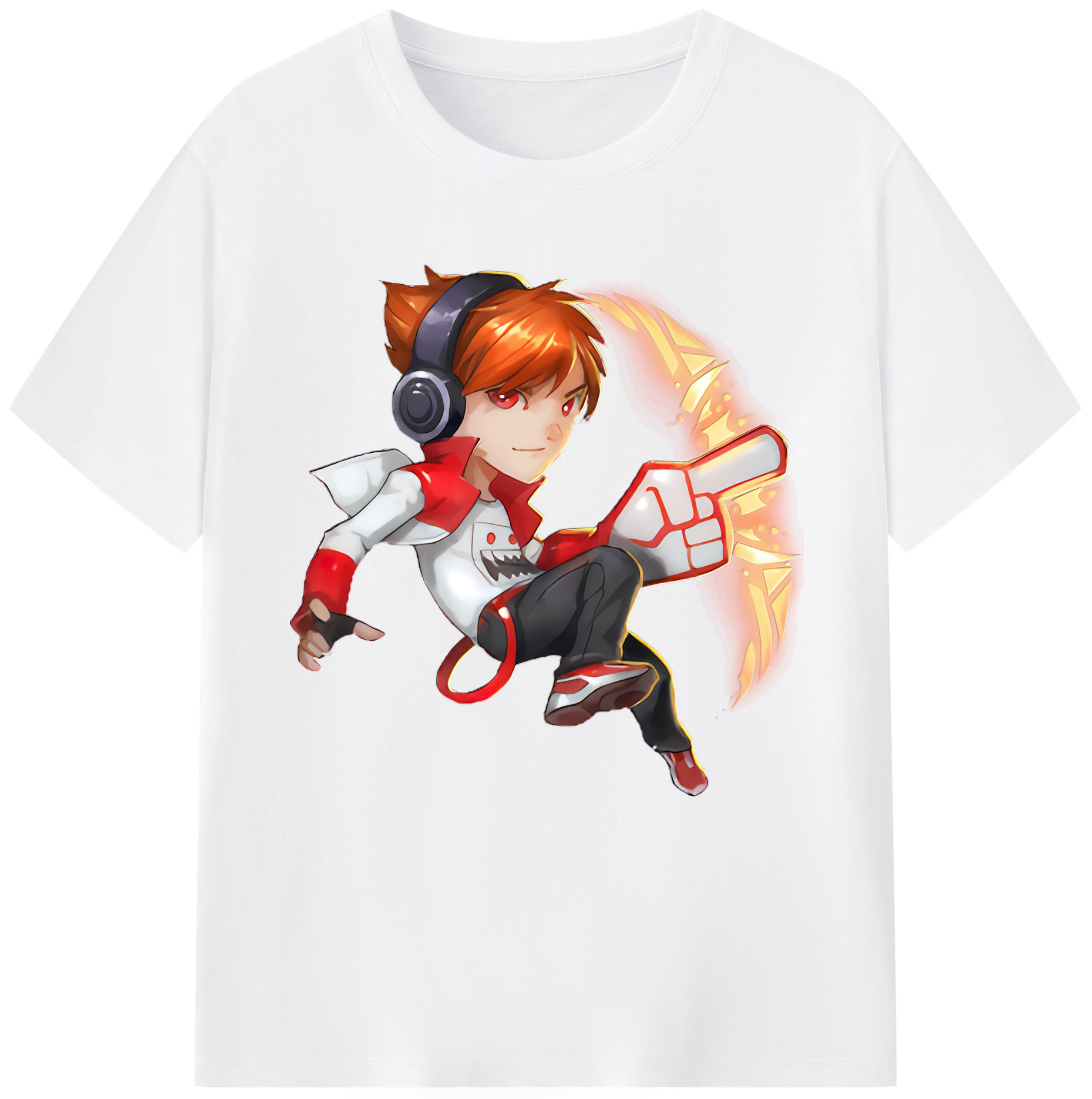 リーグ・オブ・レジェンド League of Legends LOL 綿100％半袖Tシャツ（フロントプリント）