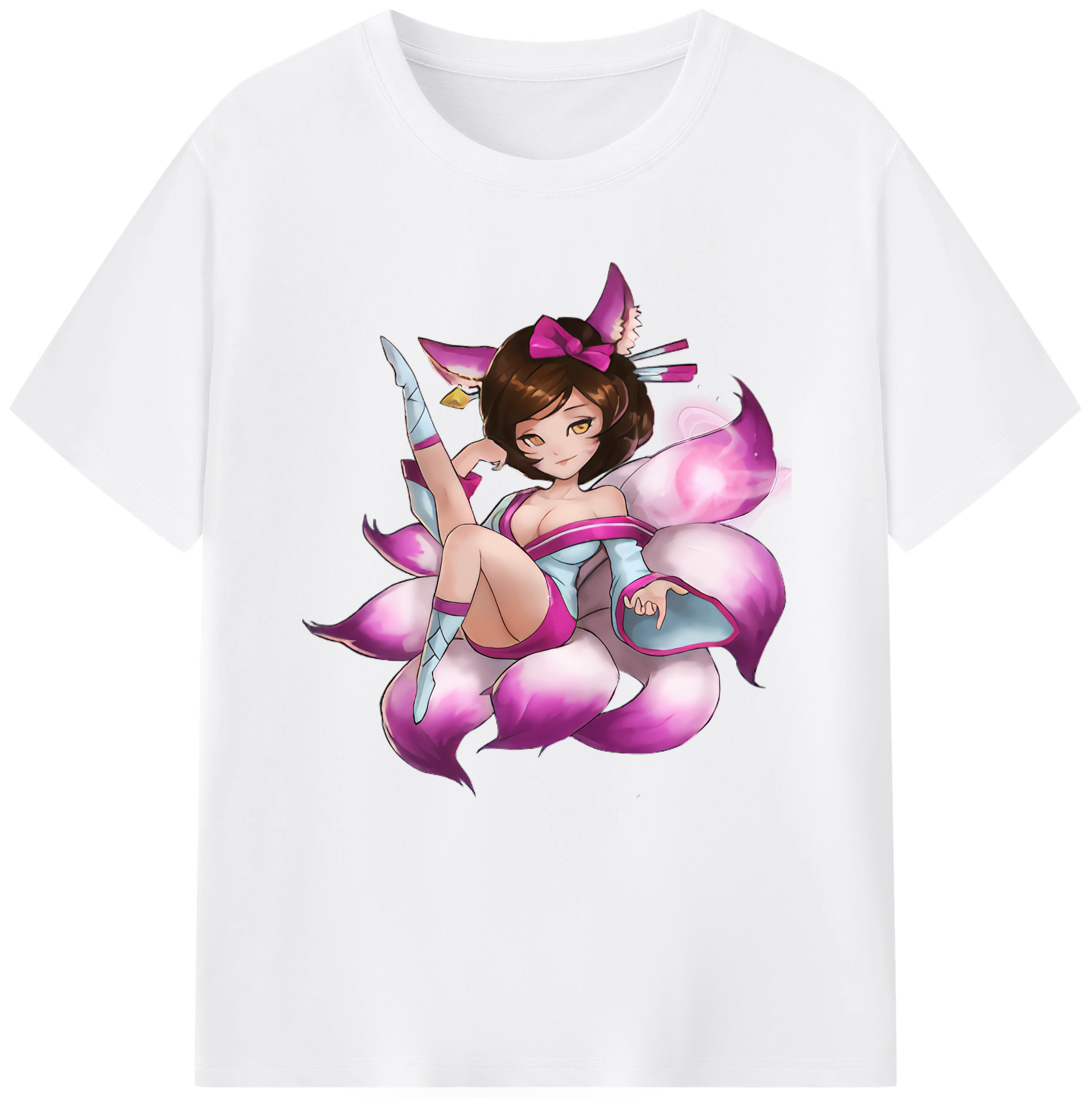 リーグ・オブ・レジェンド League of Legends LOL 綿100％半袖Tシャツ（フロントプリント）