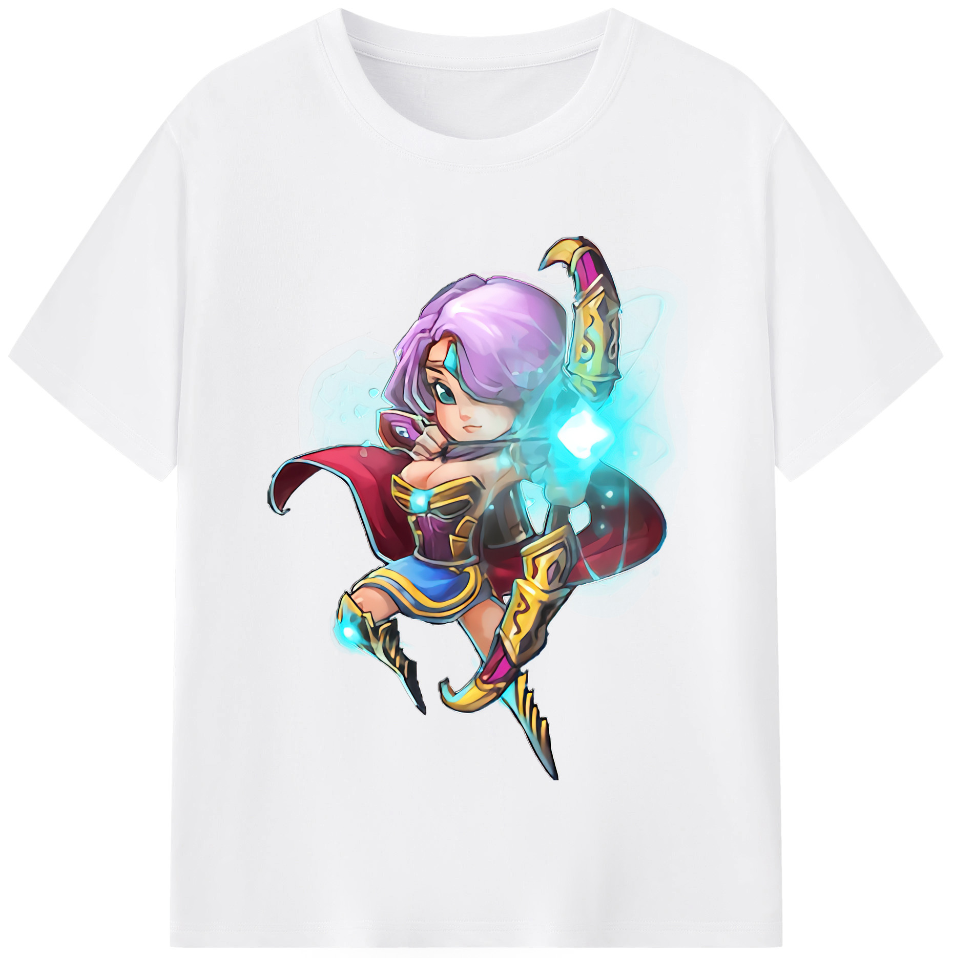 リーグ・オブ・レジェンド League of Legends LOL 綿100％半袖Tシャツ（フロントプリント）