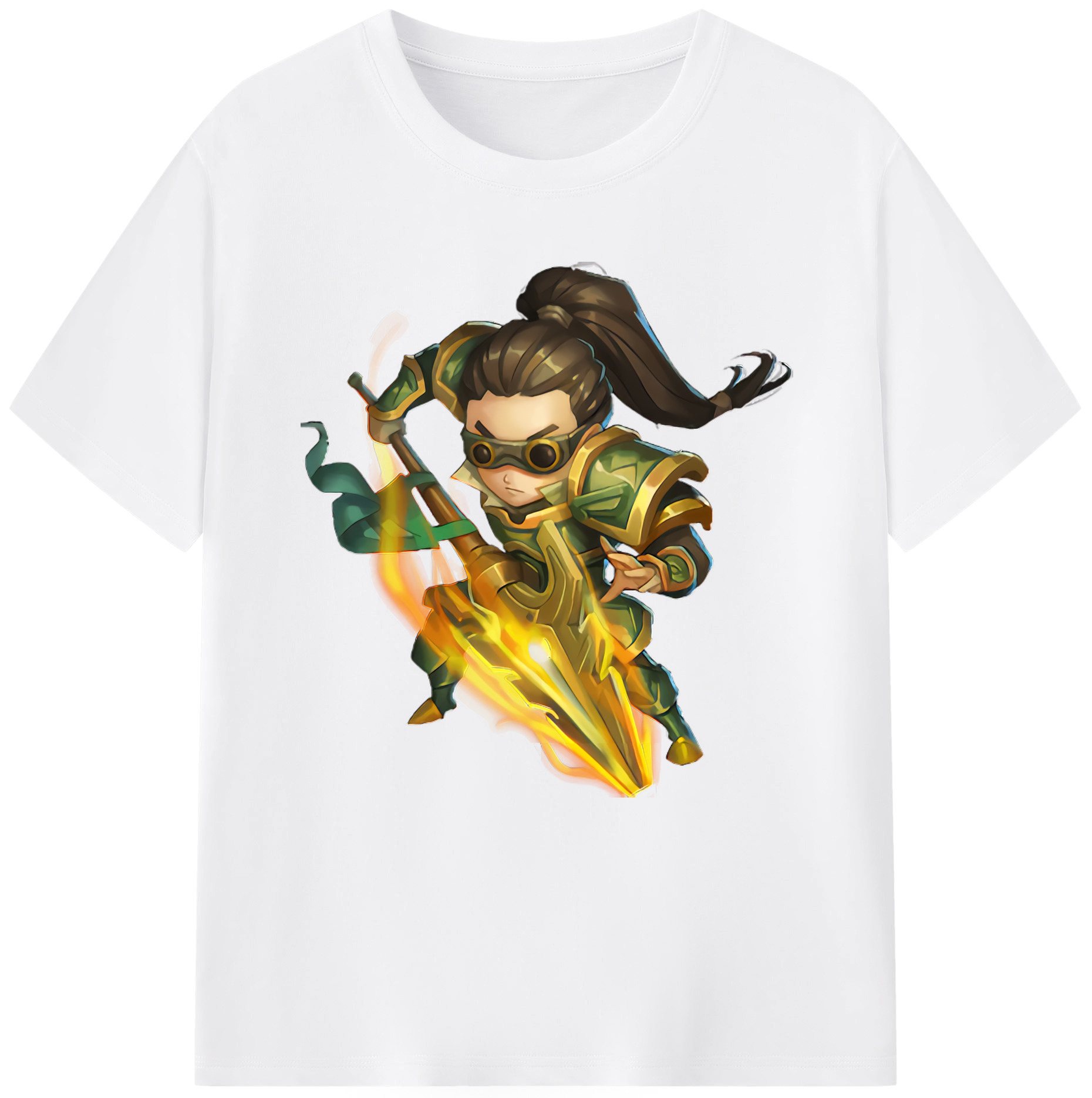 リーグ・オブ・レジェンド League of Legends LOL 綿100％半袖Tシャツ（フロントプリント）