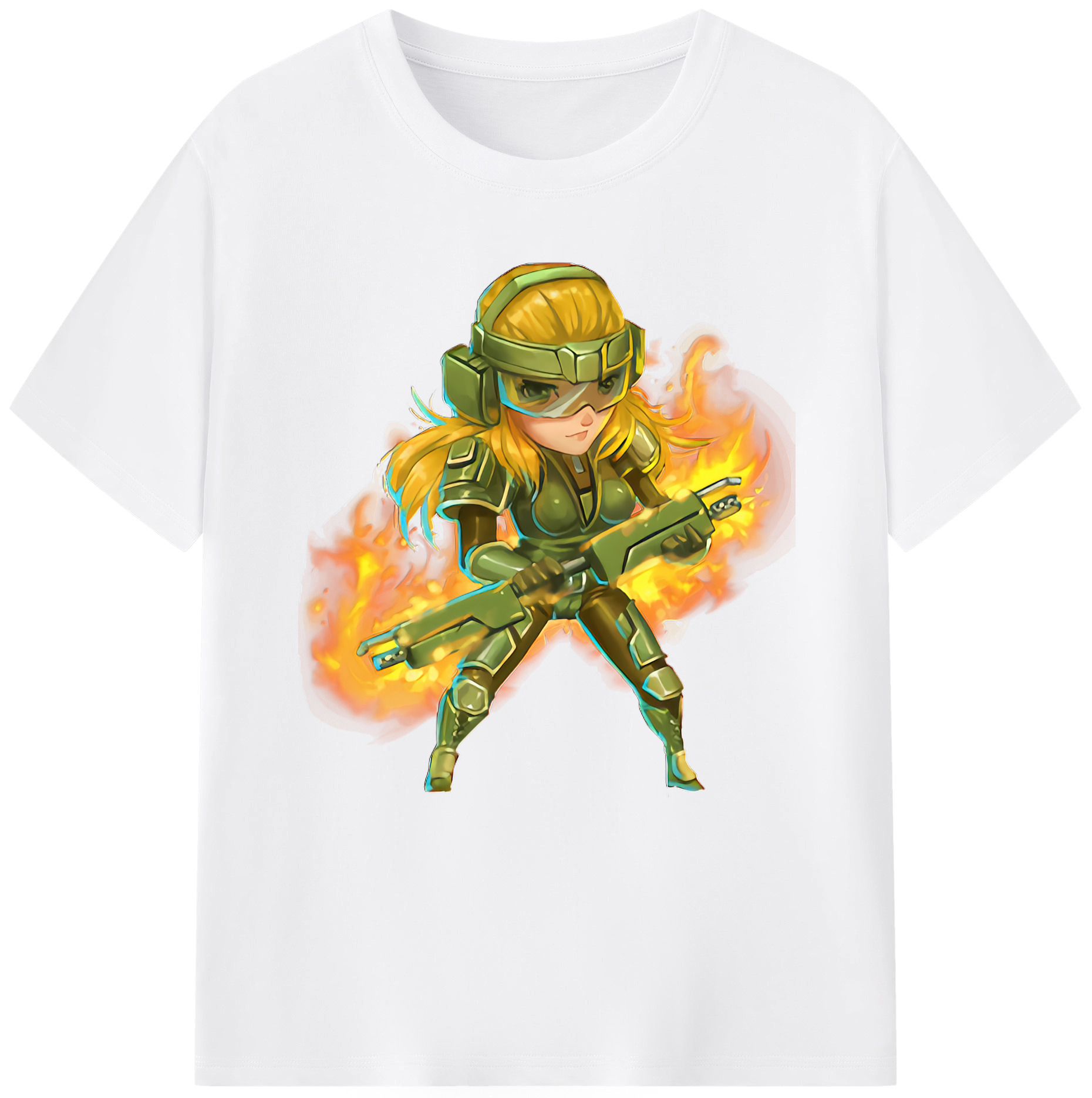 リーグ・オブ・レジェンド League of Legends LOL 綿100％半袖Tシャツ（フロントプリント）