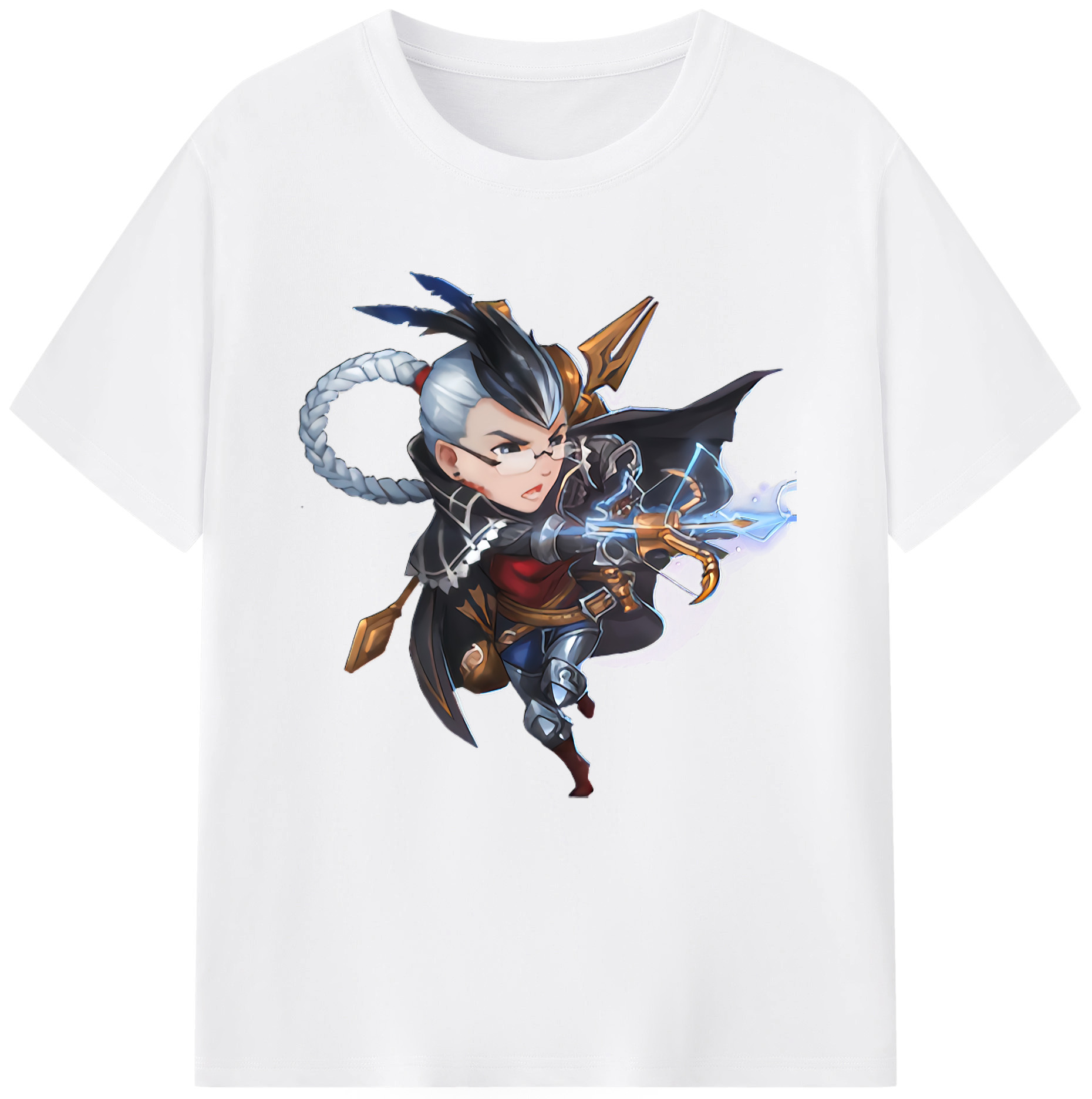 リーグ・オブ・レジェンド League of Legends LOL 綿100％半袖Tシャツ（フロントプリント）