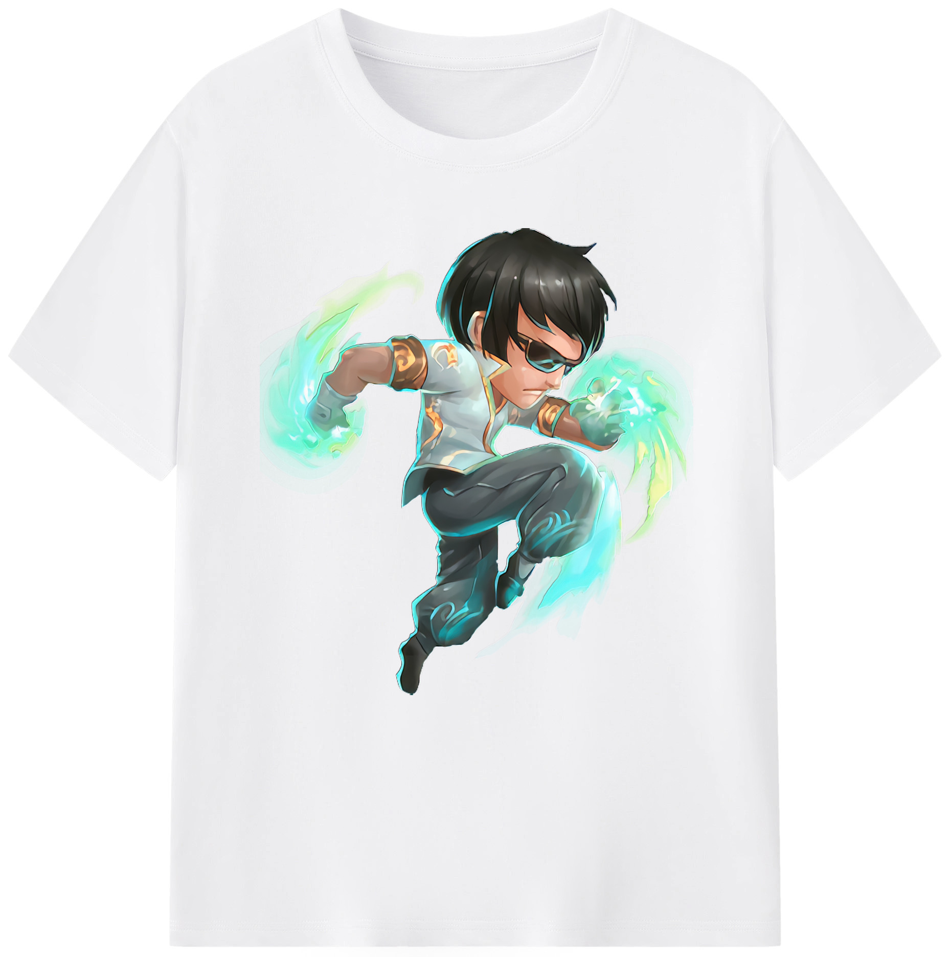 （画像用） リーグ・オブ・レジェンド League of Legends LOL 綿100％半袖Tシャツ（フロントプリント）
