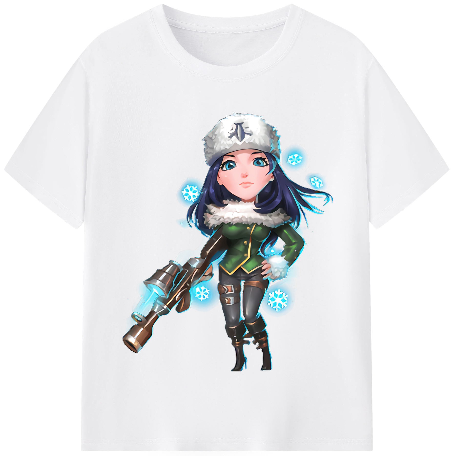 リーグ・オブ・レジェンド League of Legends LOL 綿100％半袖Tシャツ（フロントプリント）