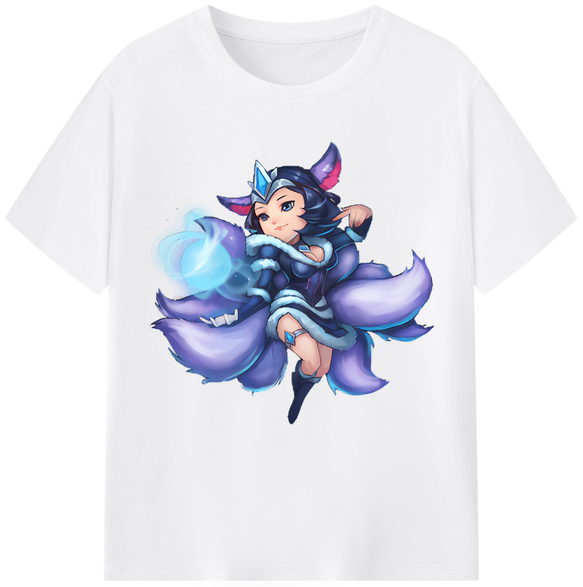リーグ・オブ・レジェンド League of Legends LOL 綿100％半袖Tシャツ（フロントプリント）