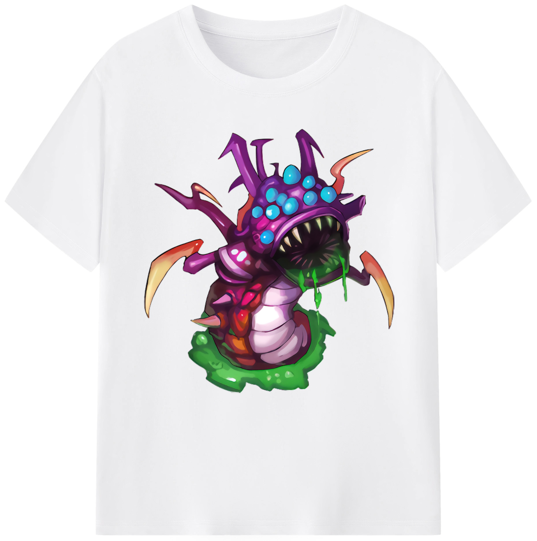 リーグ・オブ・レジェンド League of Legends LOL 綿100％半袖Tシャツ（フロントプリント）