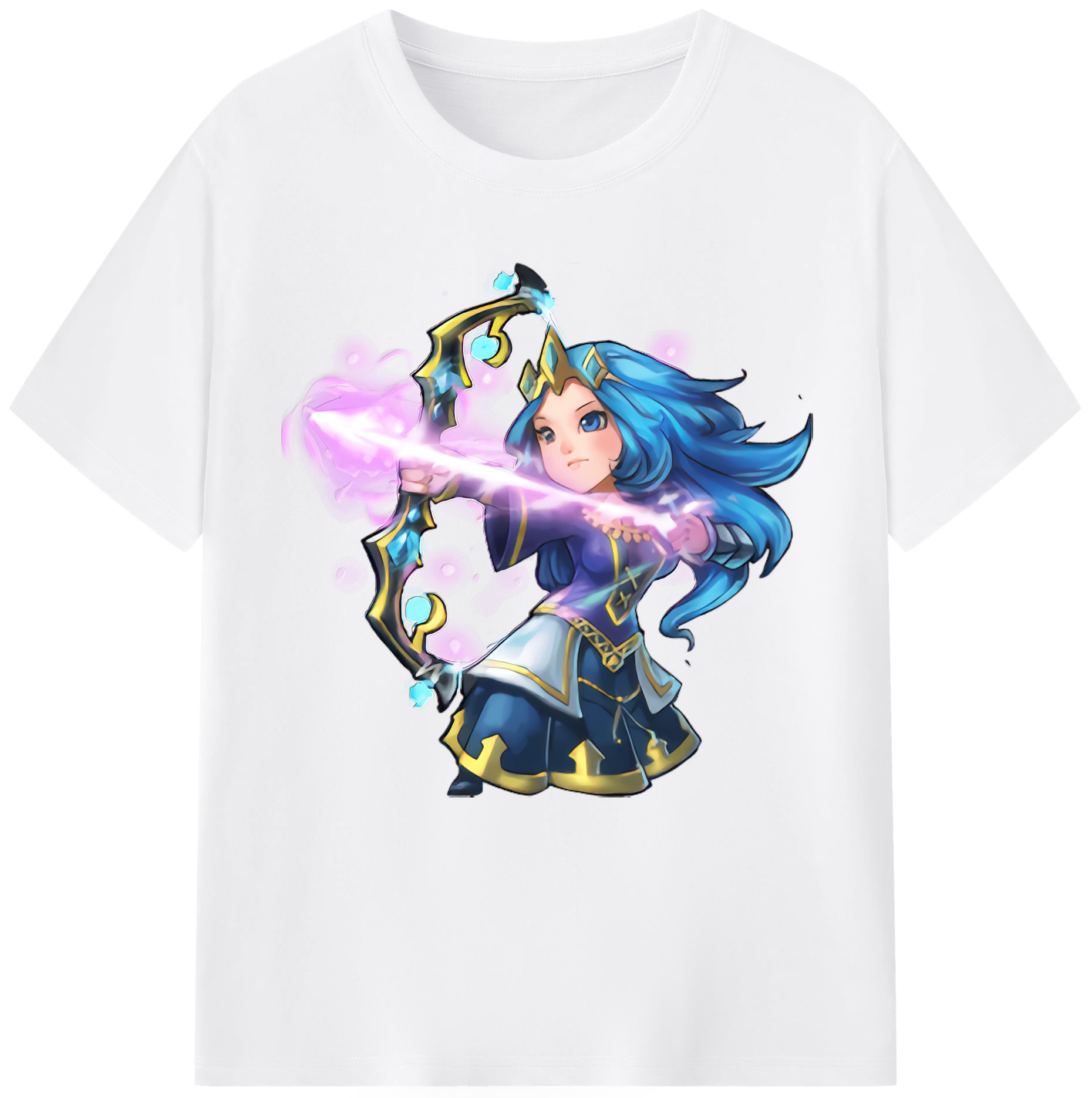 リーグ・オブ・レジェンド League of Legends LOL 綿100％半袖Tシャツ（フロントプリント）