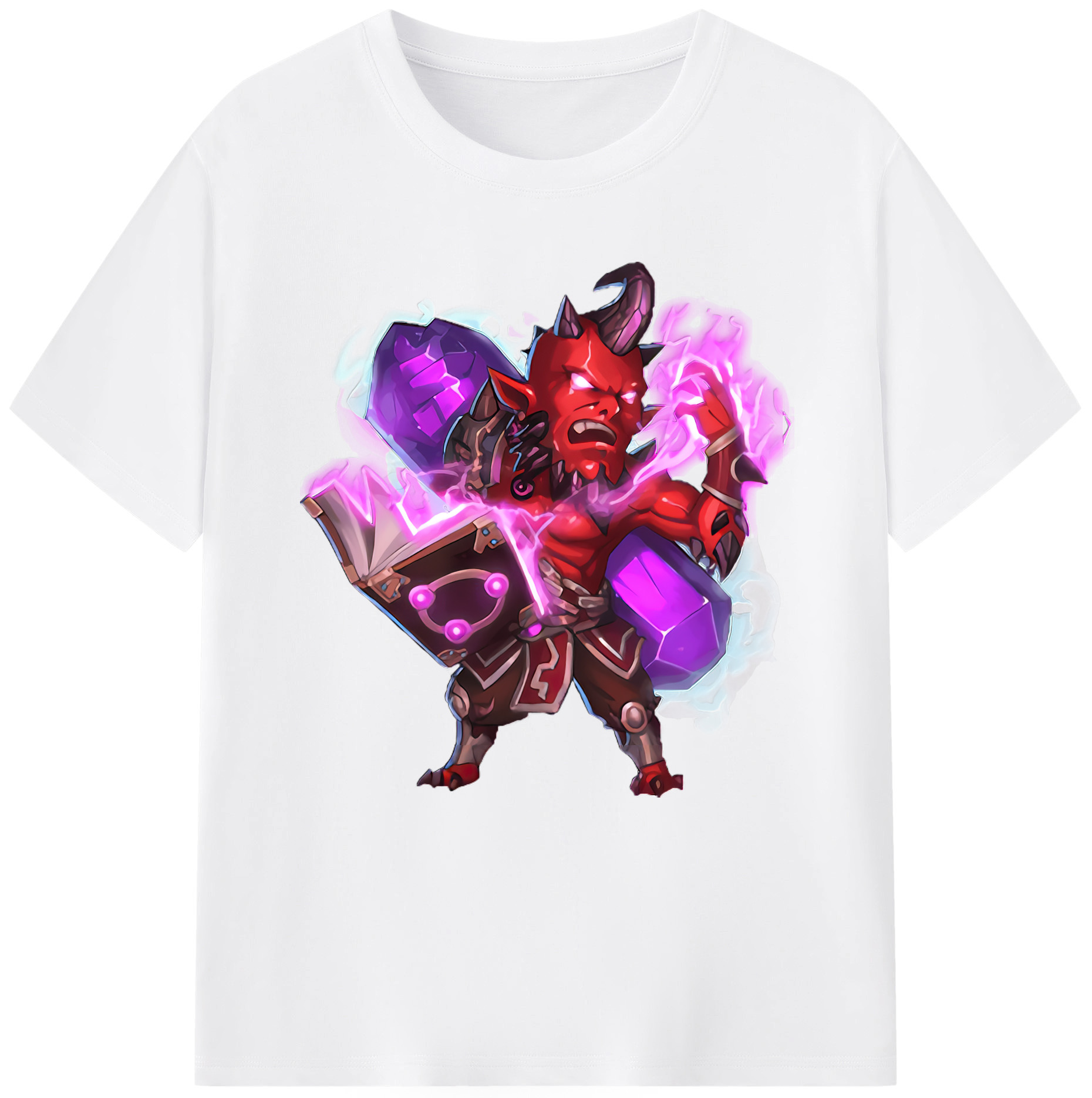 リーグ・オブ・レジェンド League of Legends LOL 綿100％半袖Tシャツ（フロントプリント）
