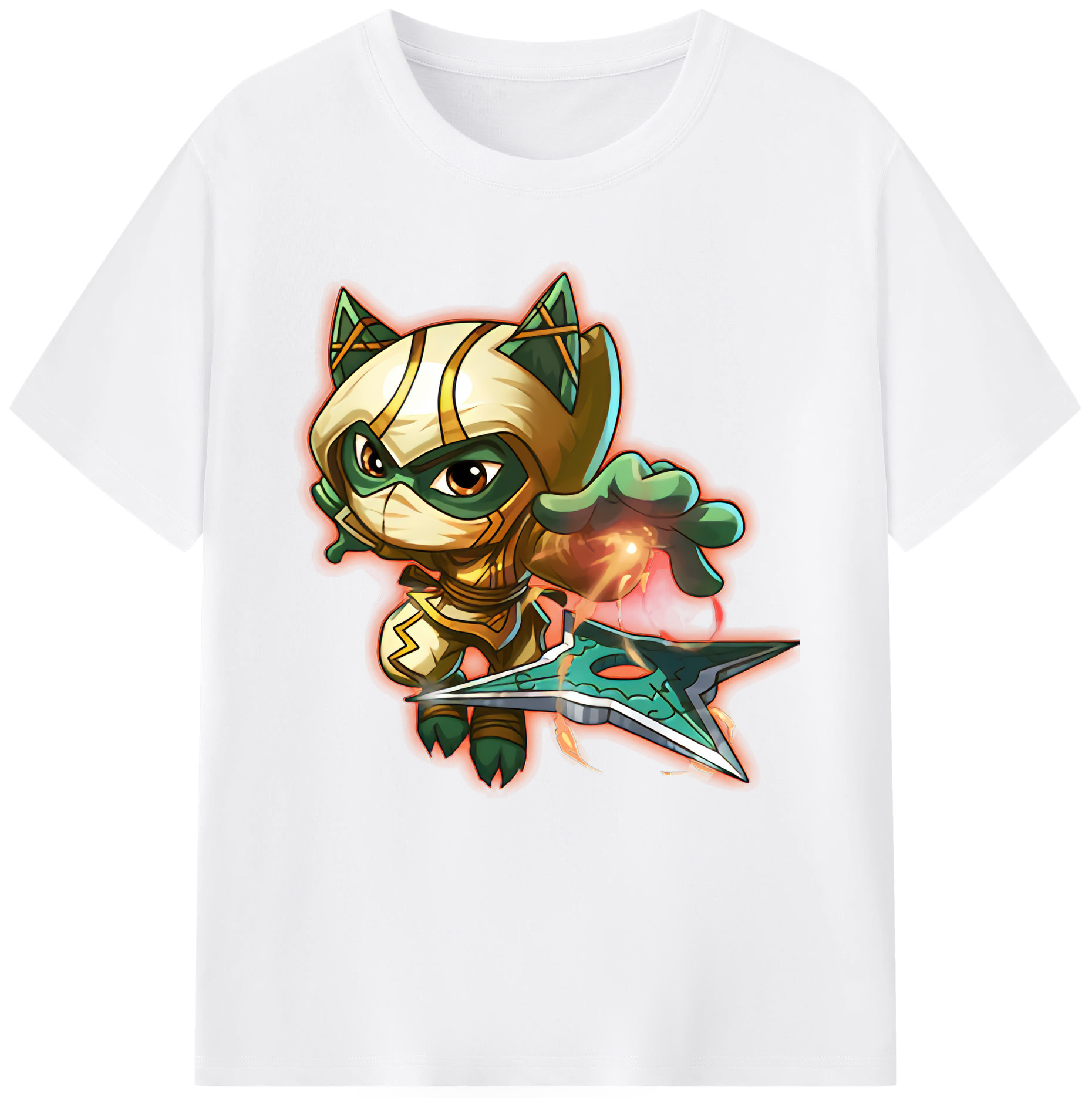 リーグ・オブ・レジェンド League of Legends LOL 綿100％半袖Tシャツ（フロントプリント）
