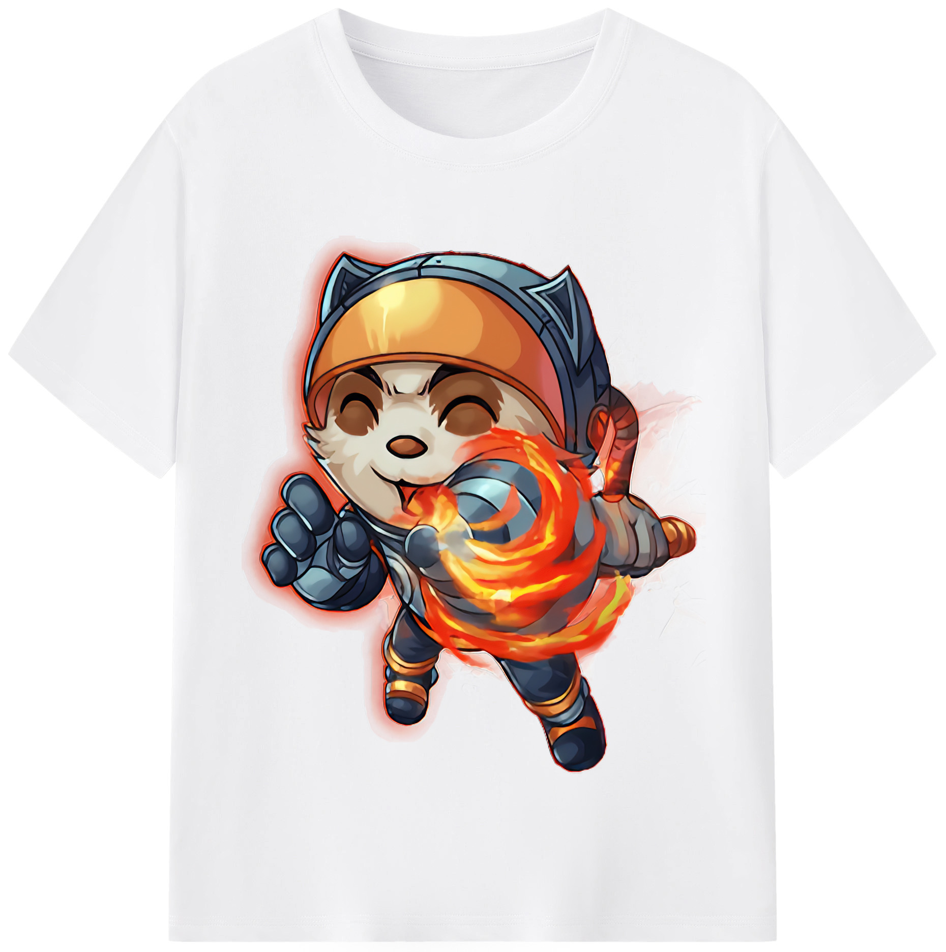 リーグ・オブ・レジェンド League of Legends LOL 綿100％半袖Tシャツ（フロントプリント）
