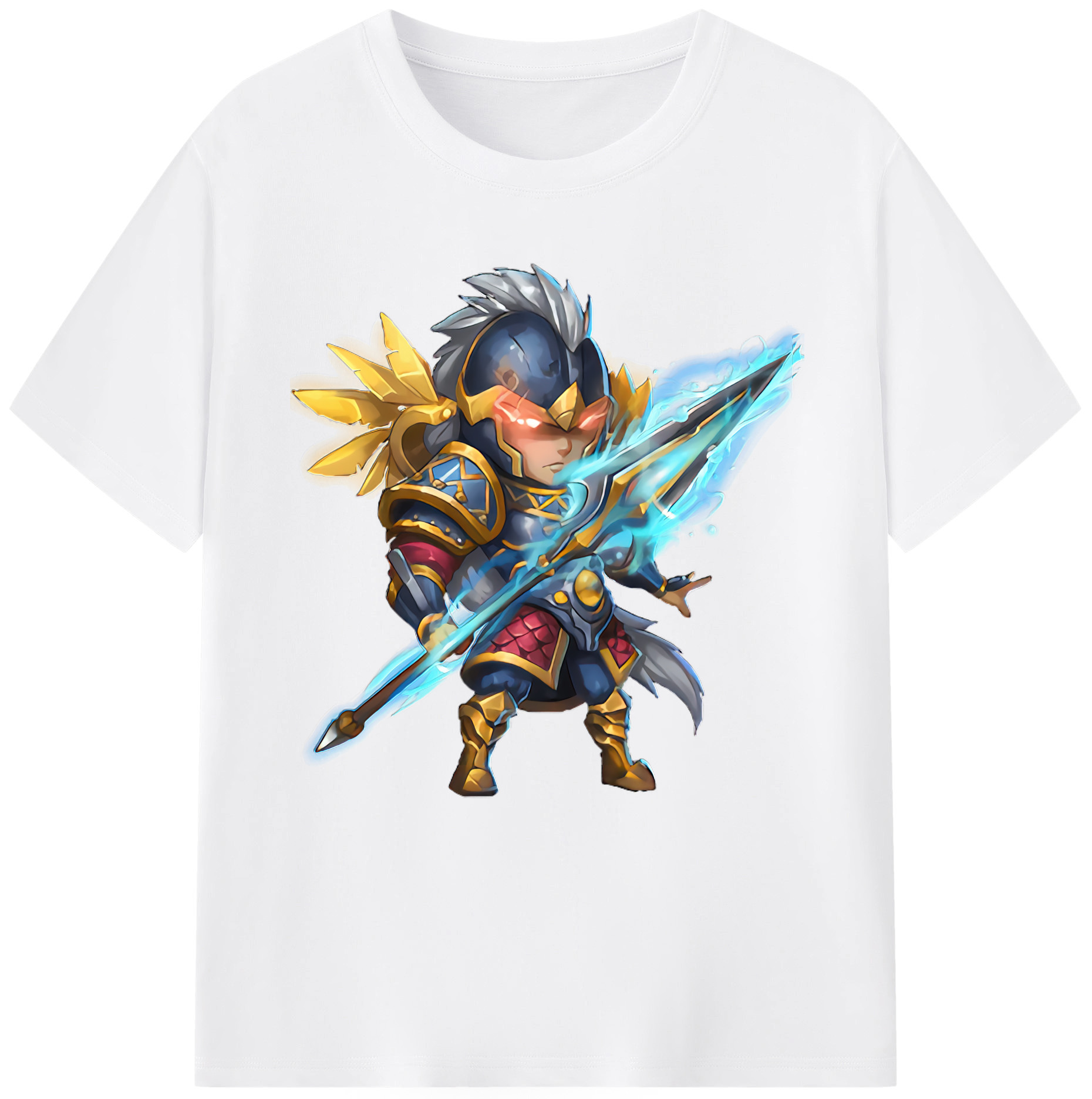 リーグ・オブ・レジェンド League of Legends LOL 綿100％半袖Tシャツ（フロントプリント）