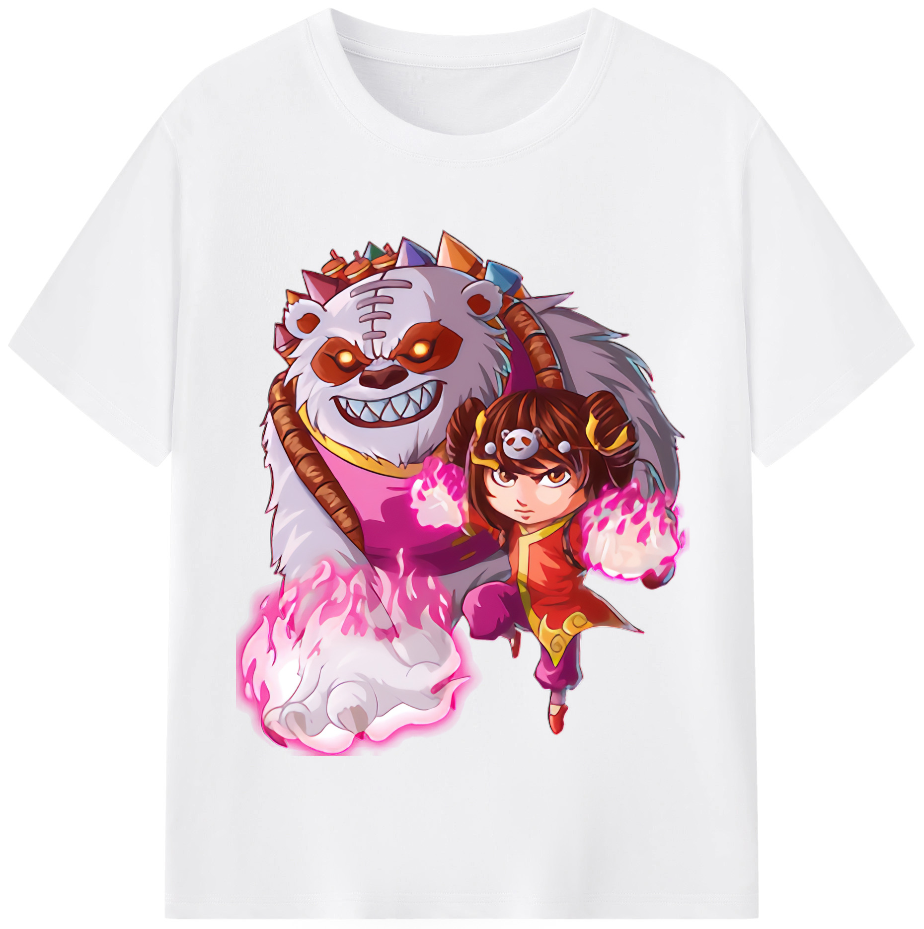 リーグ・オブ・レジェンド League of Legends LOL 綿100％半袖Tシャツ（フロントプリント）