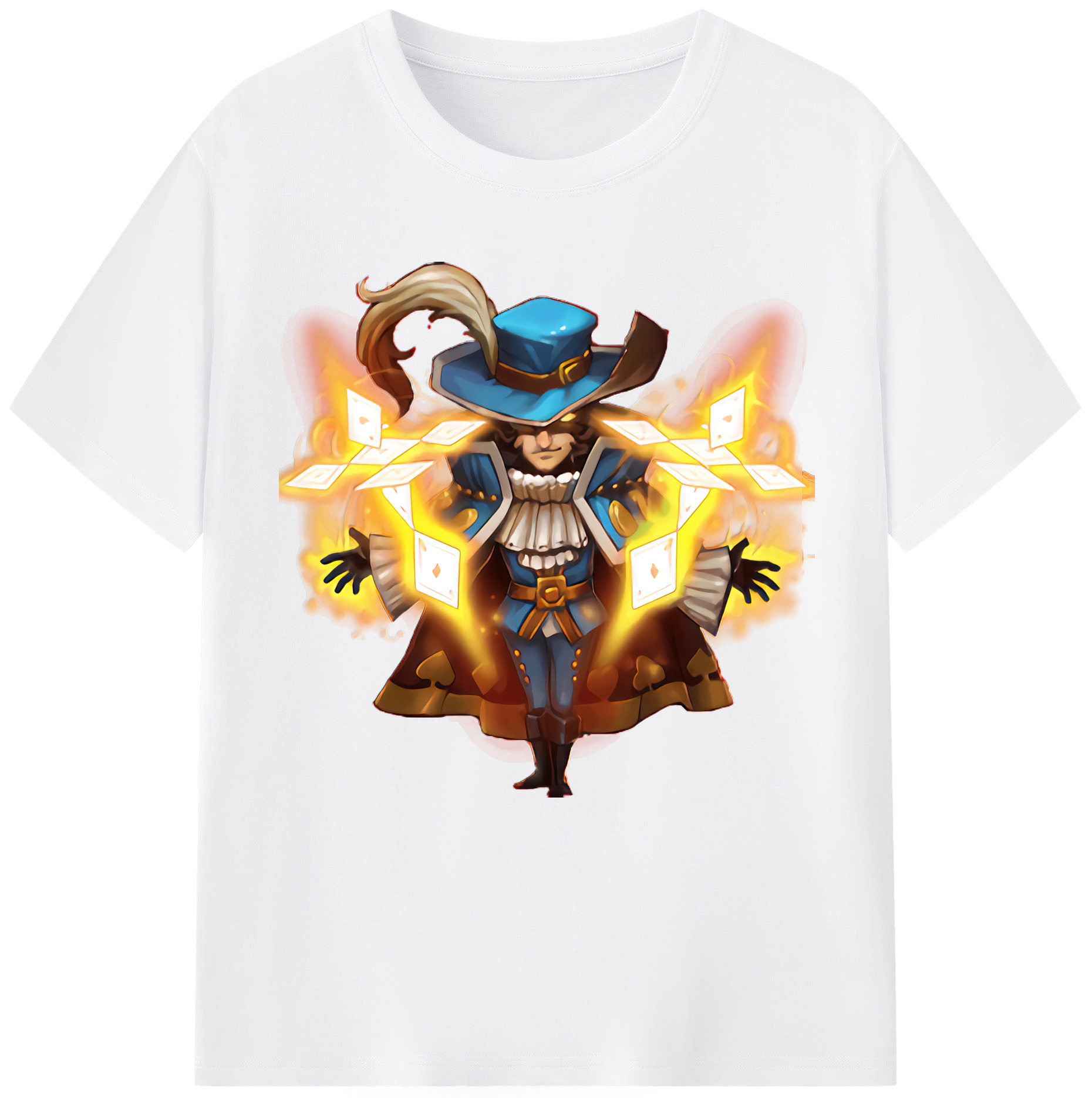 リーグ・オブ・レジェンド League of Legends LOL 綿100％半袖Tシャツ（フロントプリント）