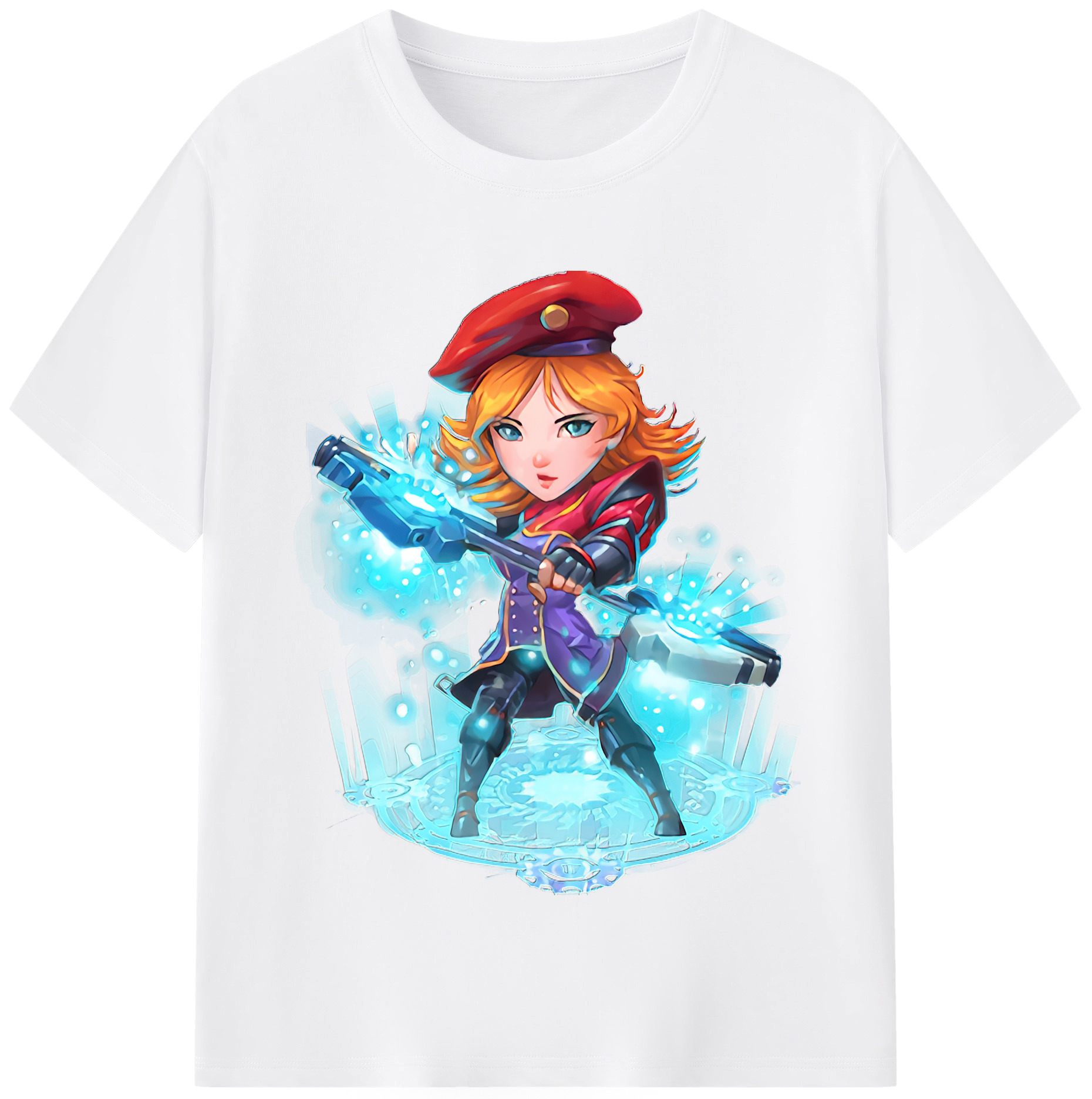 リーグ・オブ・レジェンド League of Legends LOL 綿100％半袖Tシャツ（フロントプリント）