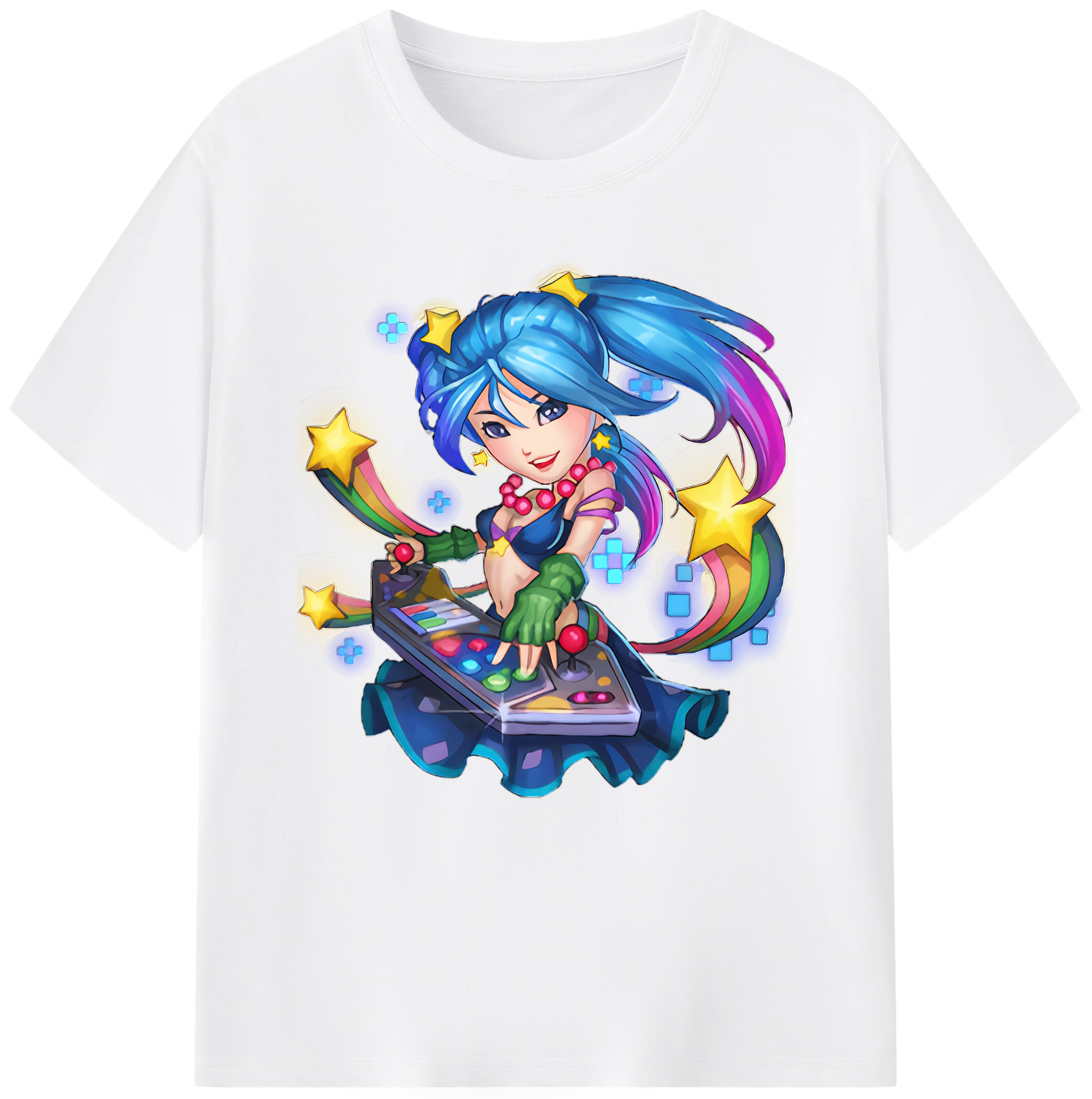 リーグ・オブ・レジェンド League of Legends LOL 綿100％半袖Tシャツ（フロントプリント）