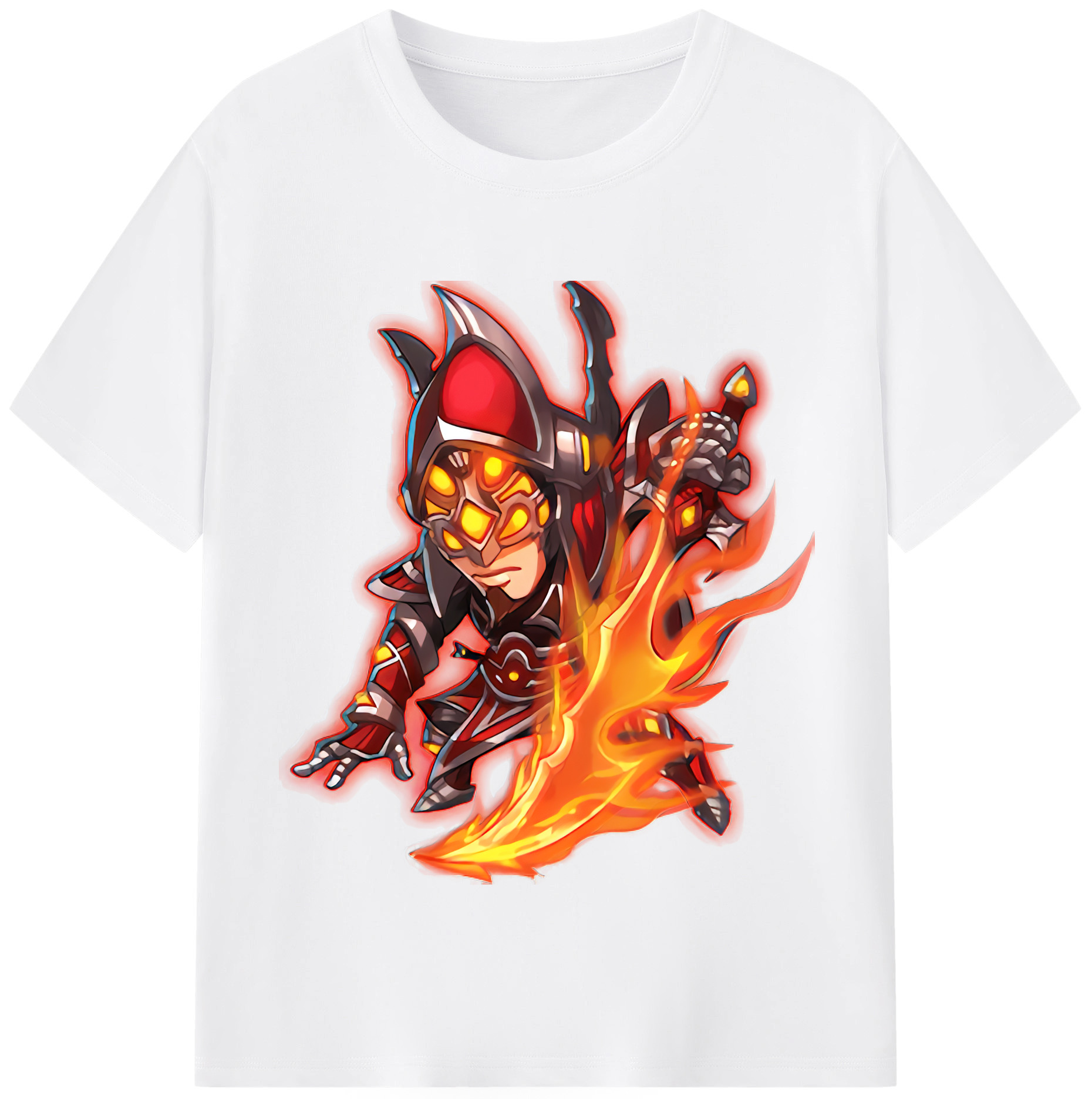 （画像用） リーグ・オブ・レジェンド League of Legends LOL 綿100％半袖Tシャツ（フロントプリント）
