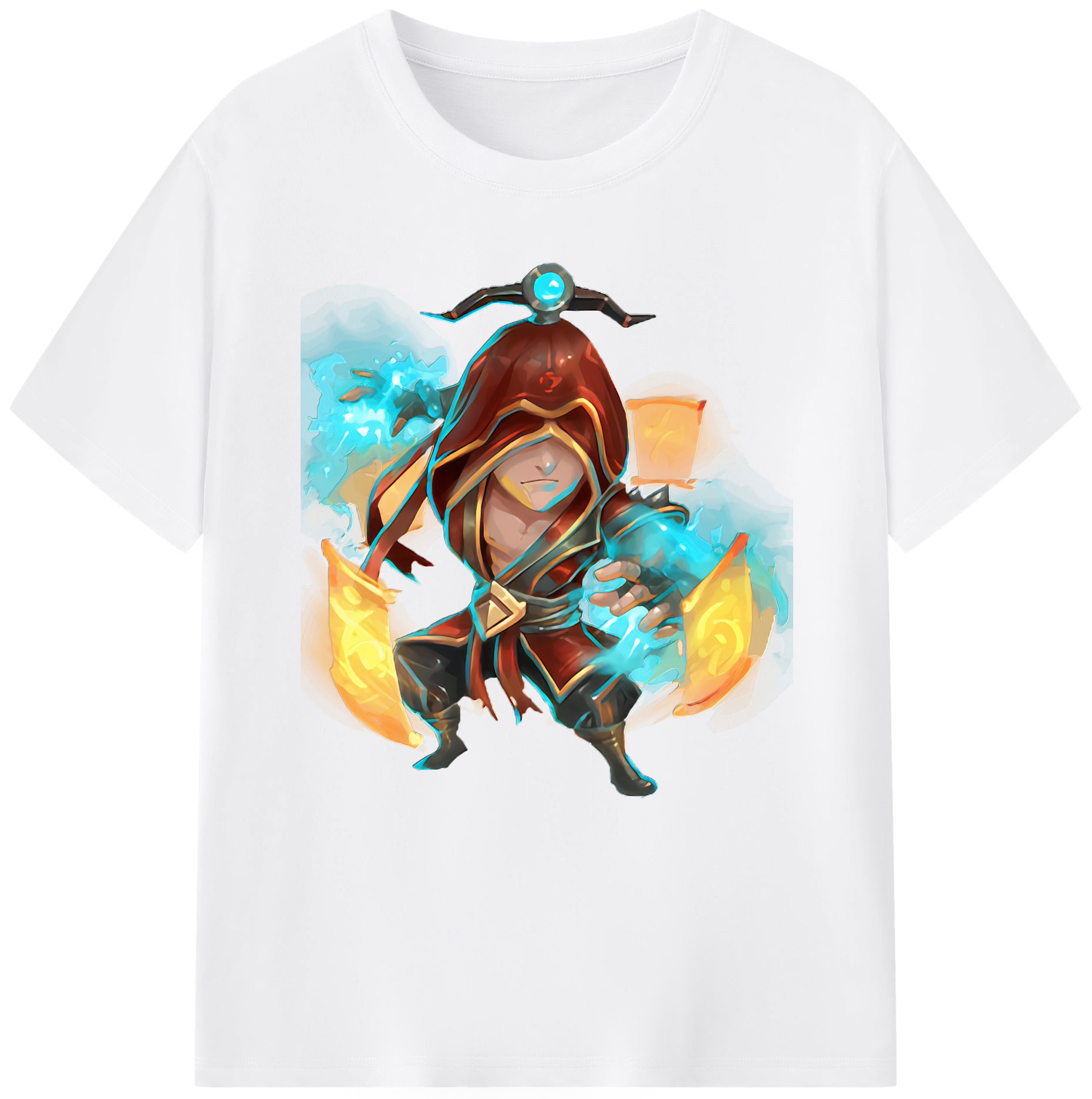 リーグ・オブ・レジェンド League of Legends LOL 綿100％半袖Tシャツ（フロントプリント）