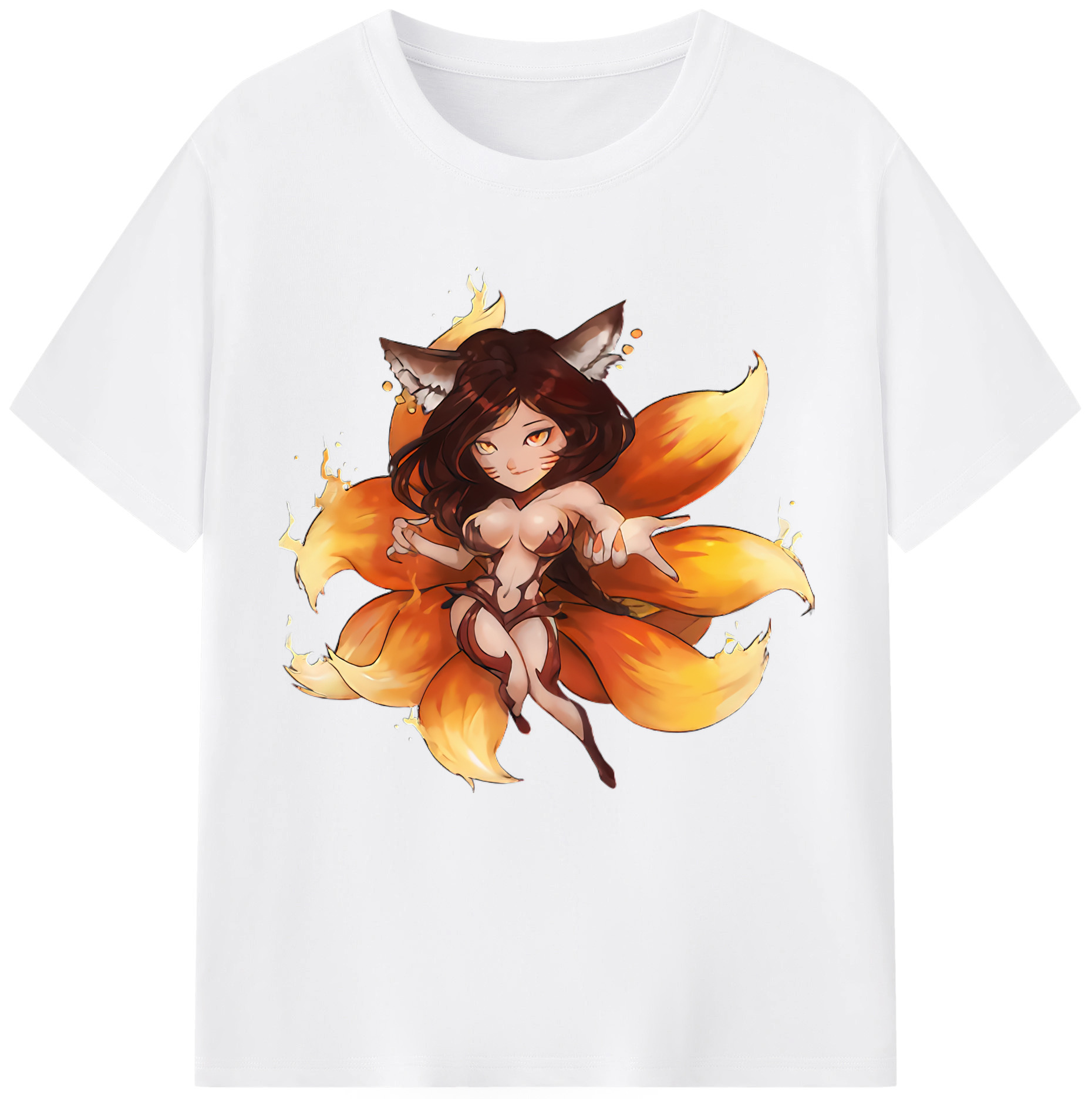 リーグ・オブ・レジェンド League of Legends LOL 綿100％半袖Tシャツ（フロントプリント）