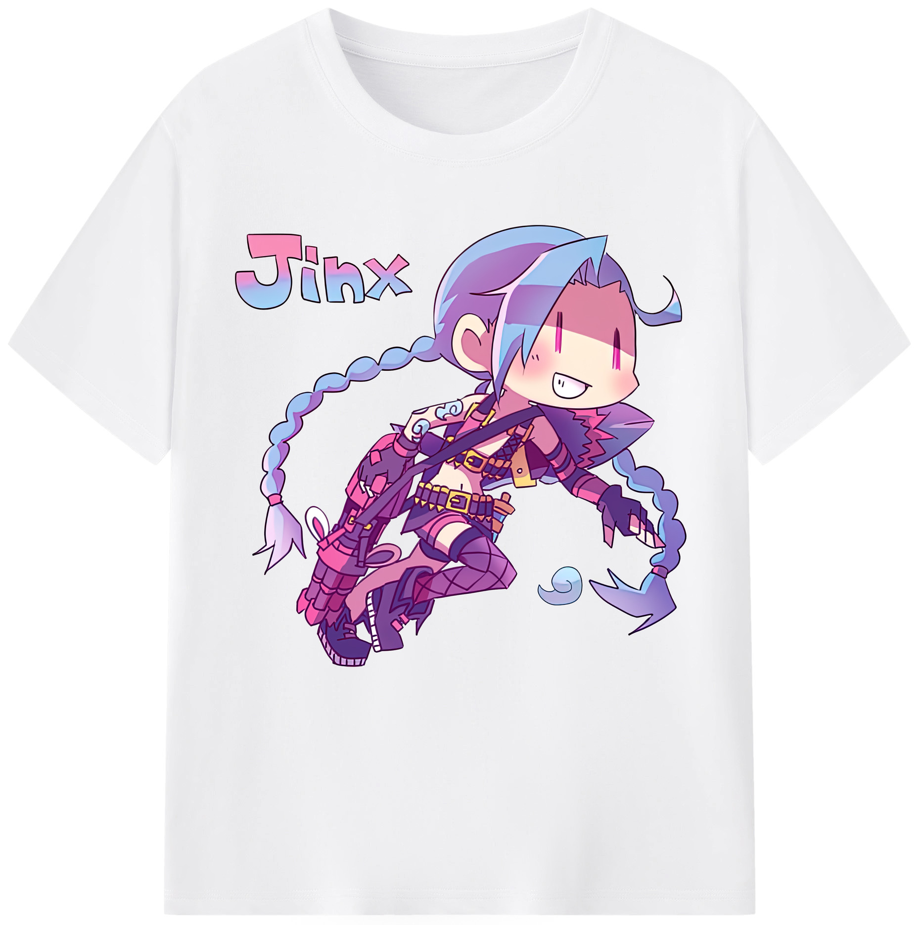 リーグ・オブ・レジェンド League of Legends LOL 綿100％半袖Tシャツ（フロントプリント）