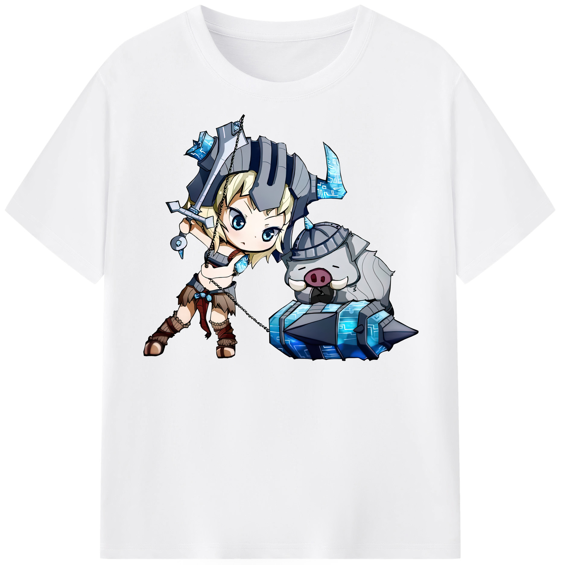 リーグ・オブ・レジェンド League of Legends LOL 綿100％半袖Tシャツ（フロントプリント）