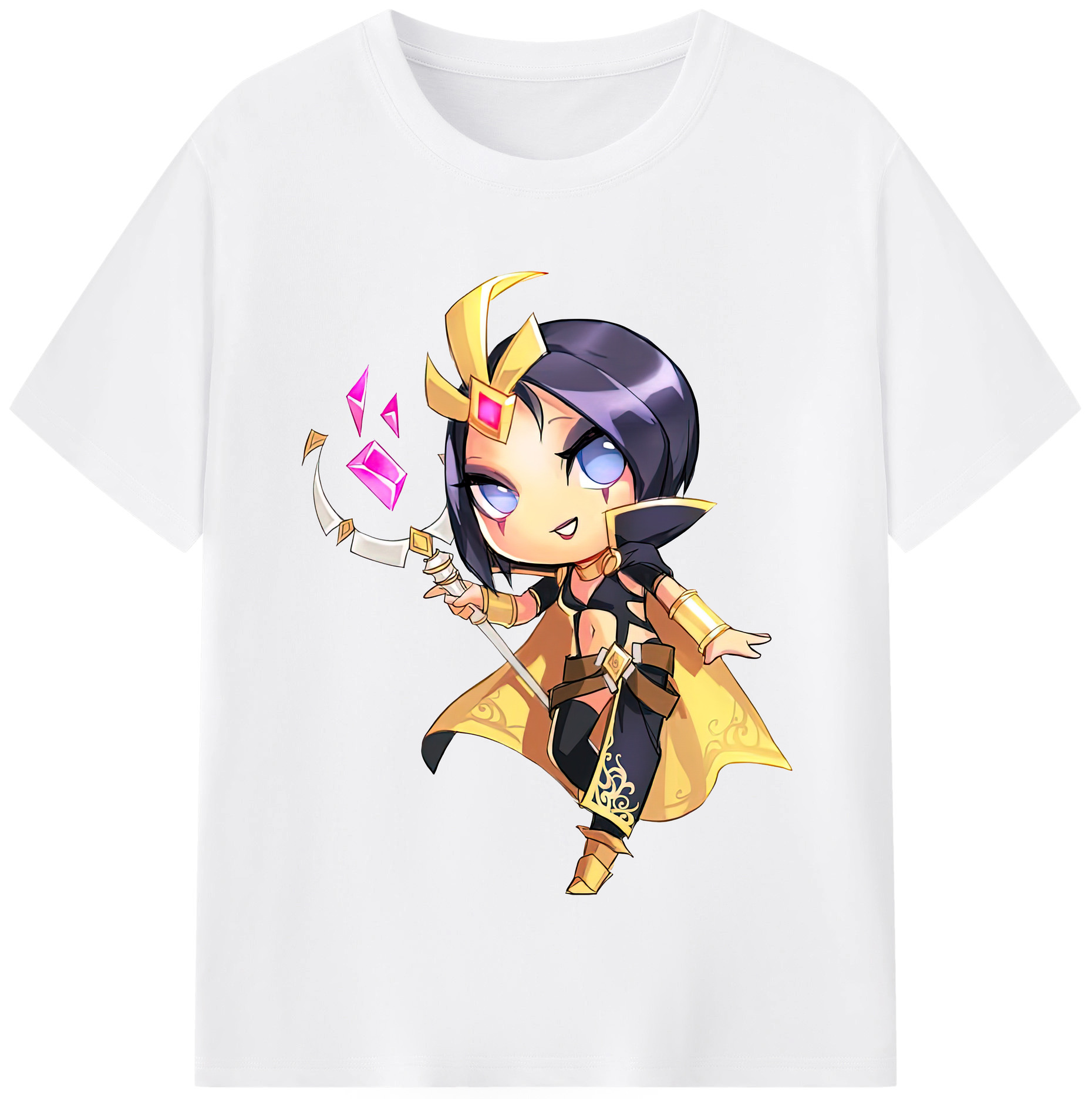 リーグ・オブ・レジェンド League of Legends LOL 綿100％半袖Tシャツ（フロントプリント）