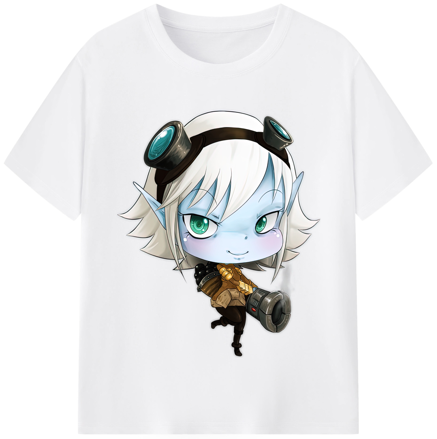 リーグ・オブ・レジェンド League of Legends LOL 綿100％半袖Tシャツ（フロントプリント）