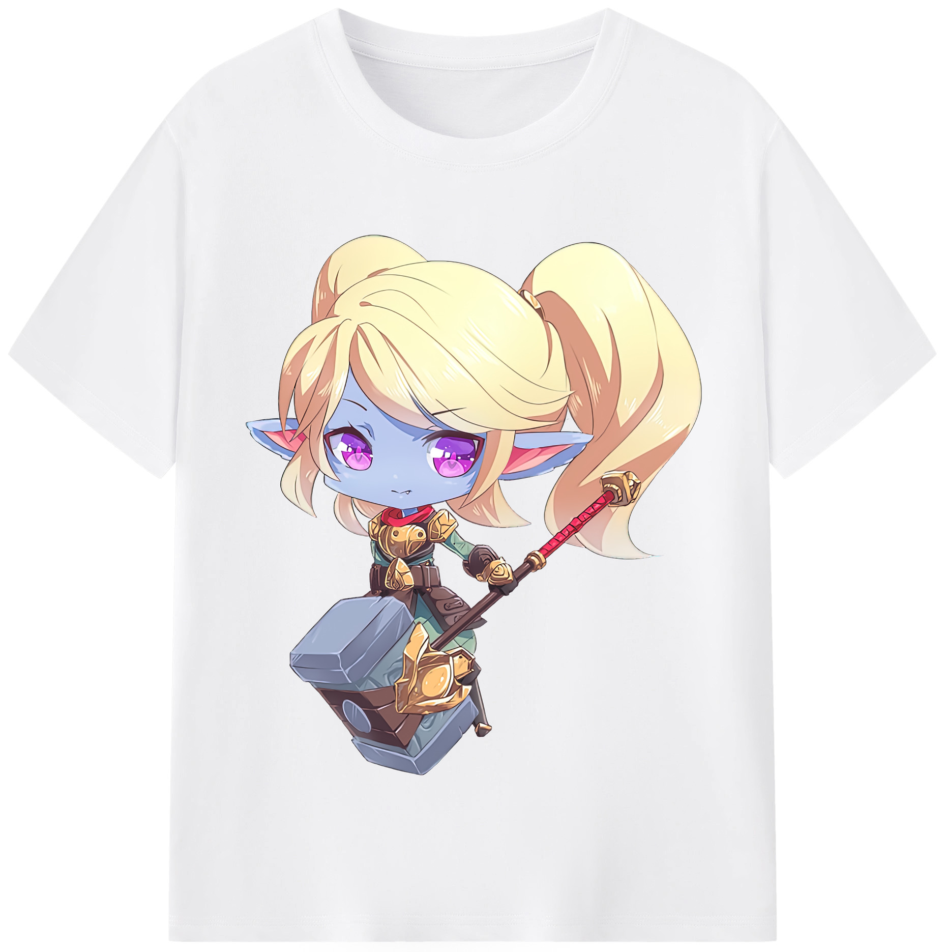リーグ・オブ・レジェンド League of Legends LOL 綿100％半袖Tシャツ（フロントプリント）