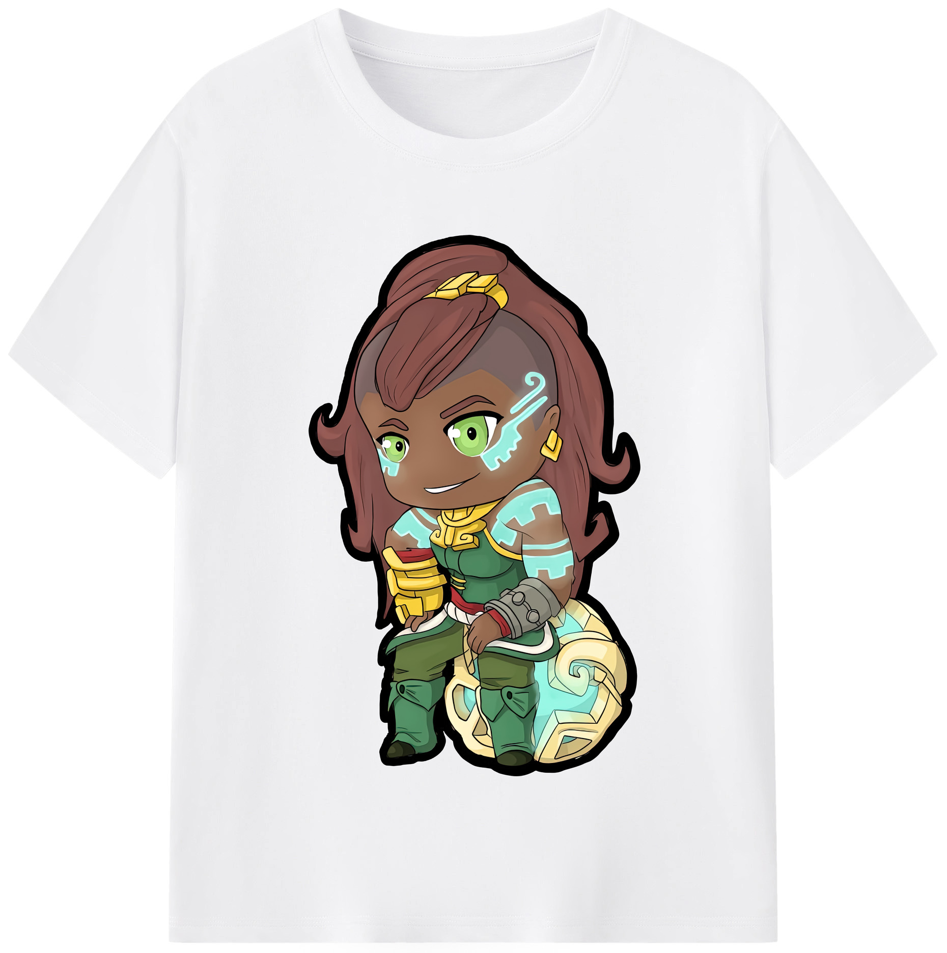 リーグ・オブ・レジェンド League of Legends LOL 綿100％半袖Tシャツ（フロントプリント）
