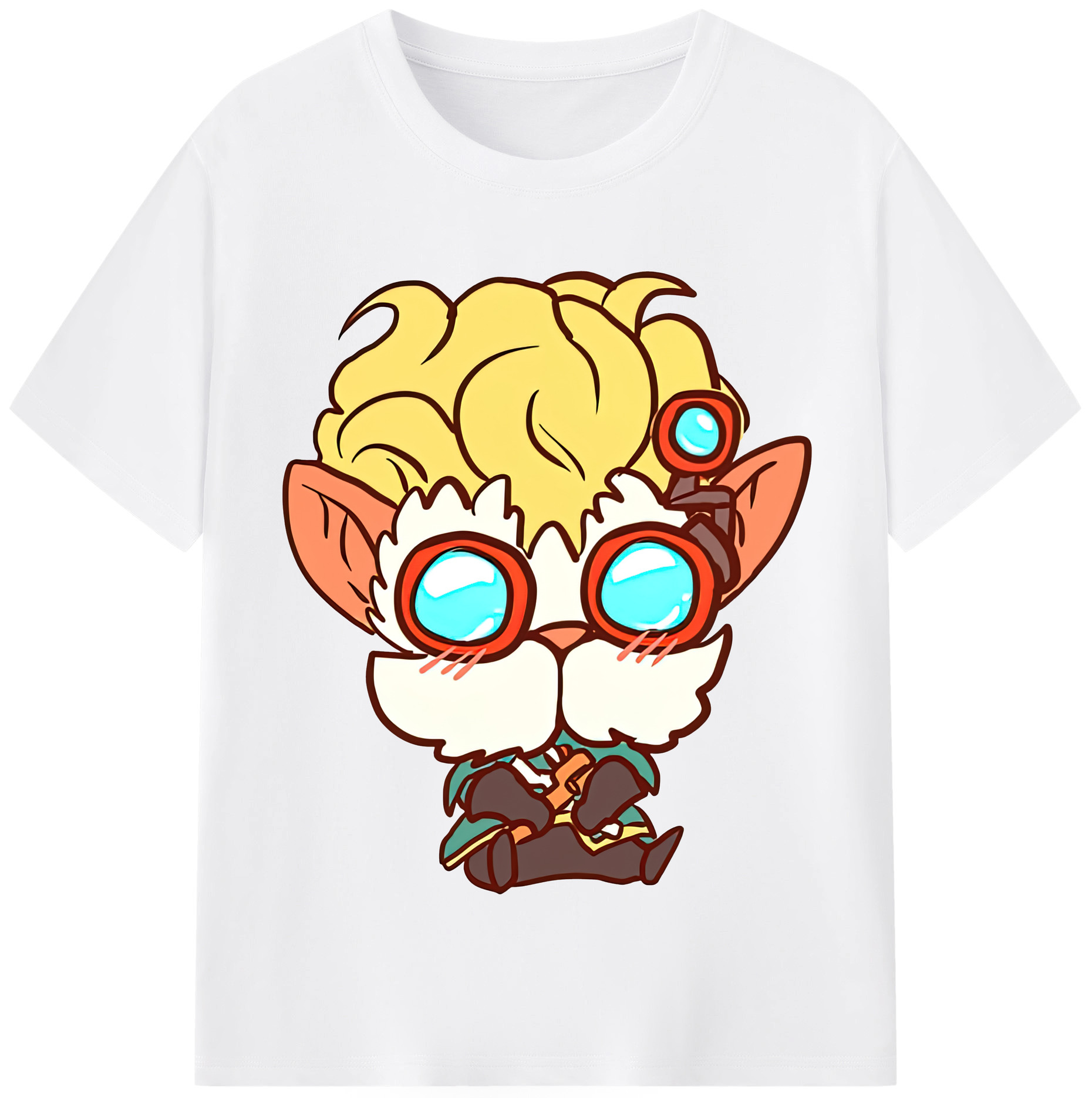 リーグ・オブ・レジェンド League of Legends LOL 綿100％半袖Tシャツ（フロントプリント）
