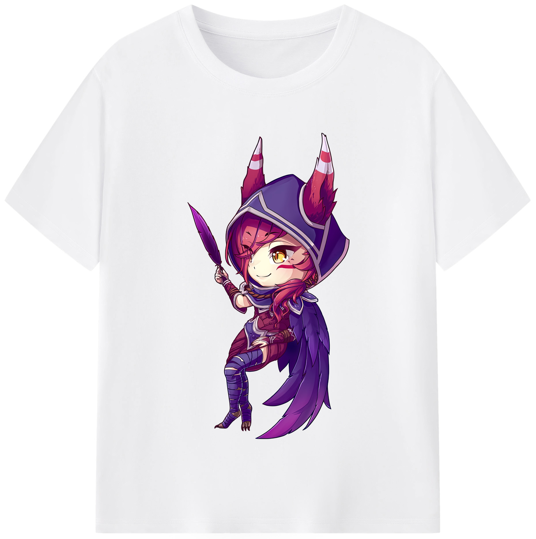 リーグ・オブ・レジェンド League of Legends LOL 綿100％半袖Tシャツ（フロントプリント）