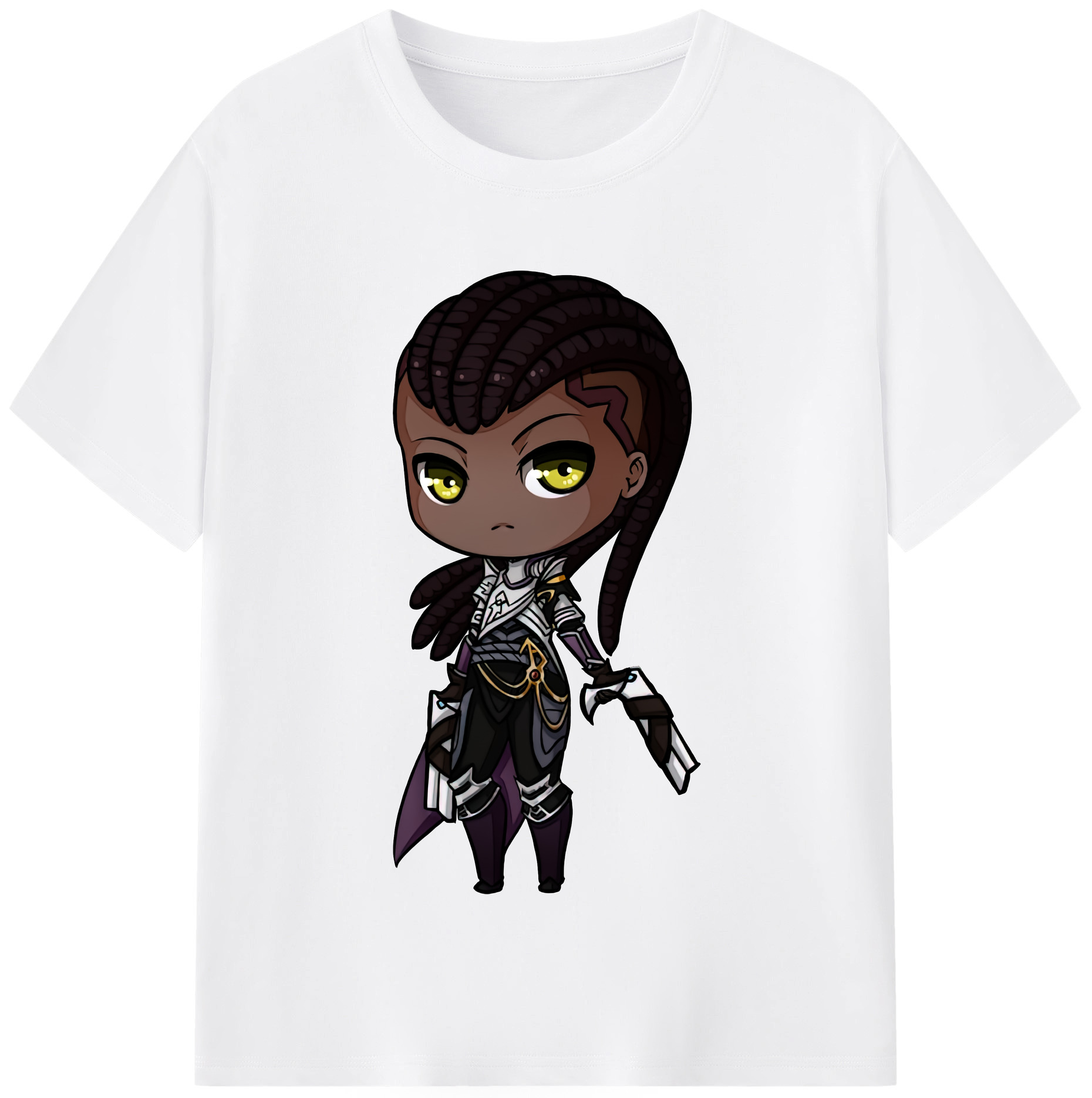 リーグ・オブ・レジェンド League of Legends LOL 綿100％半袖Tシャツ（フロントプリント）