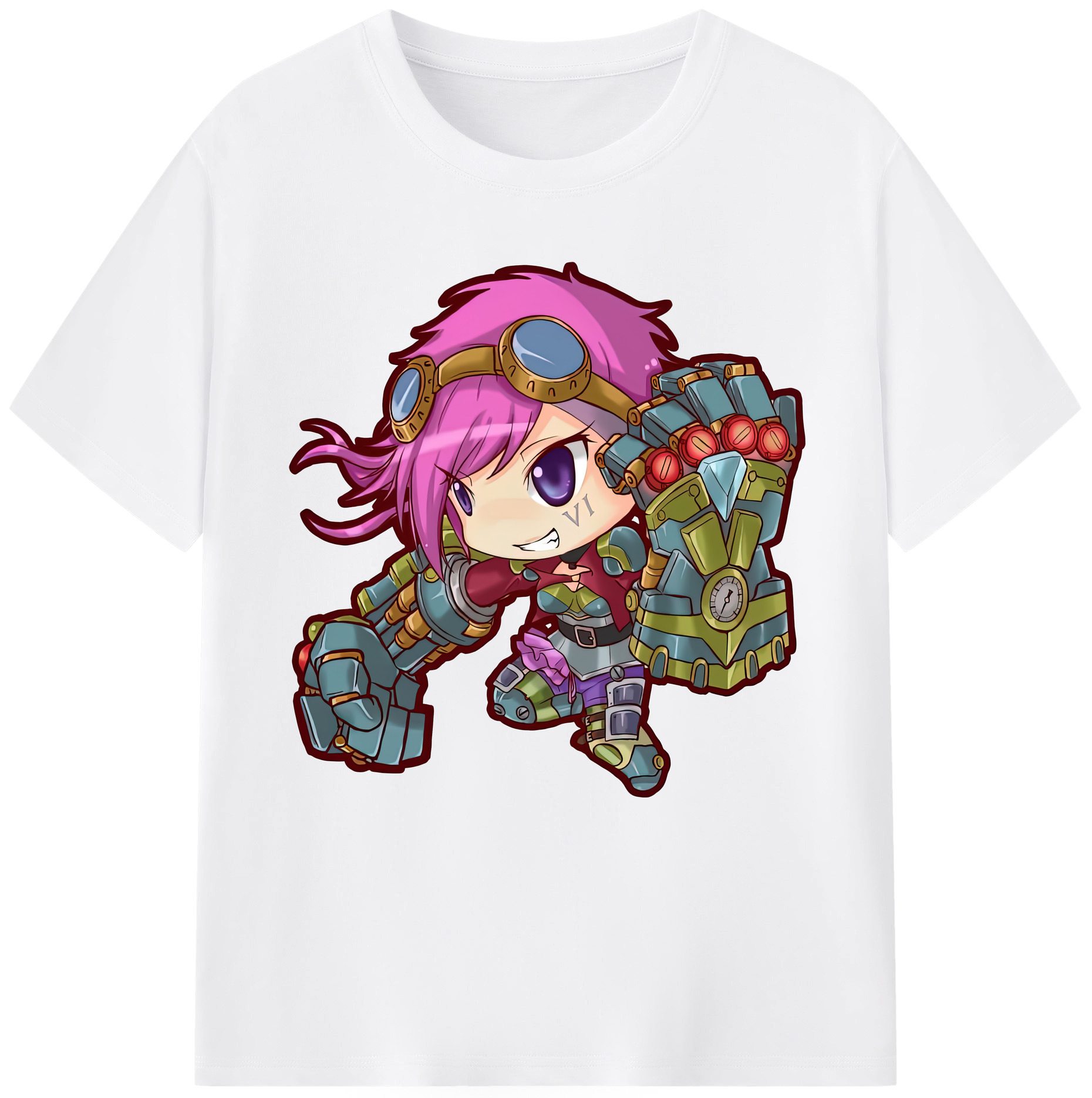 リーグ・オブ・レジェンド League of Legends LOL 綿100％半袖Tシャツ（フロントプリント）