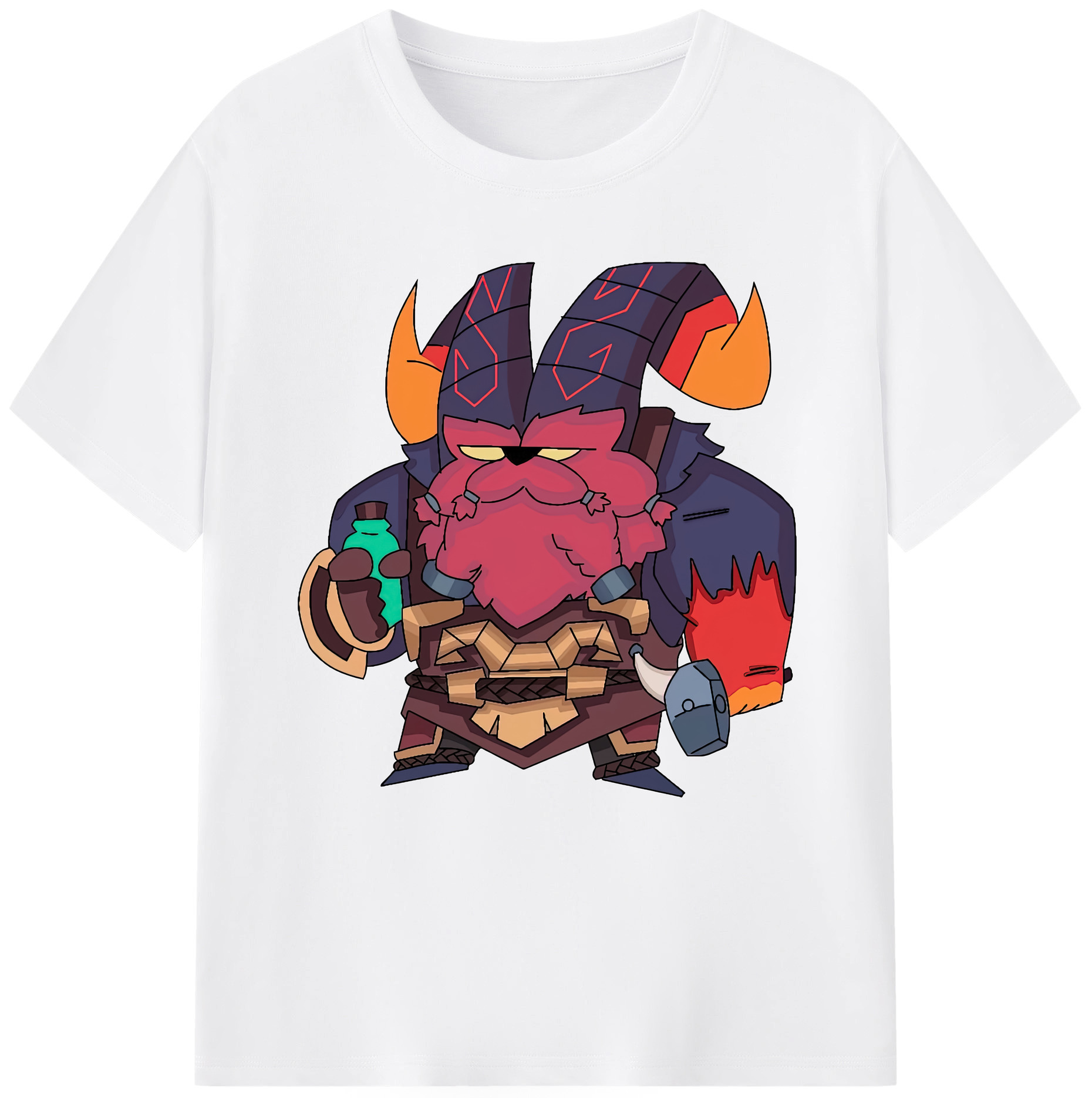 リーグ・オブ・レジェンド League of Legends LOL 綿100％半袖Tシャツ（フロントプリント）