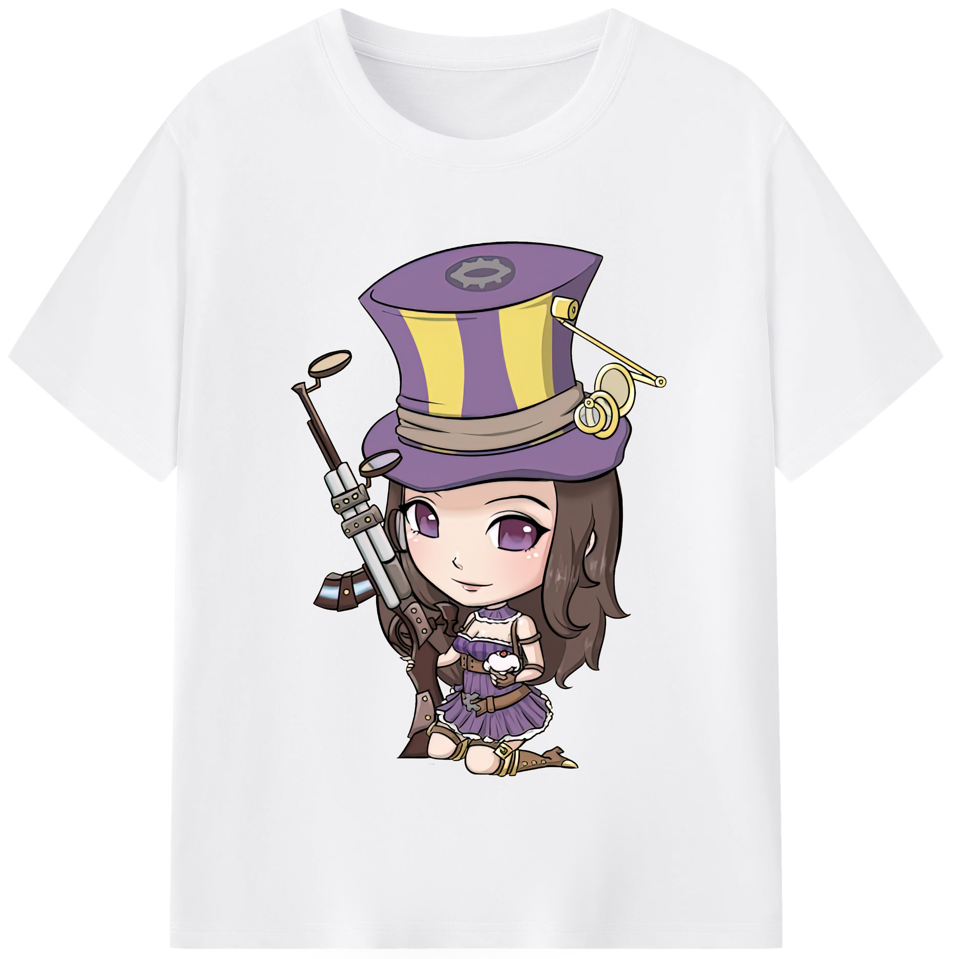 （画像用） リーグ・オブ・レジェンド League of Legends LOL 綿100％半袖Tシャツ（フロントプリント）