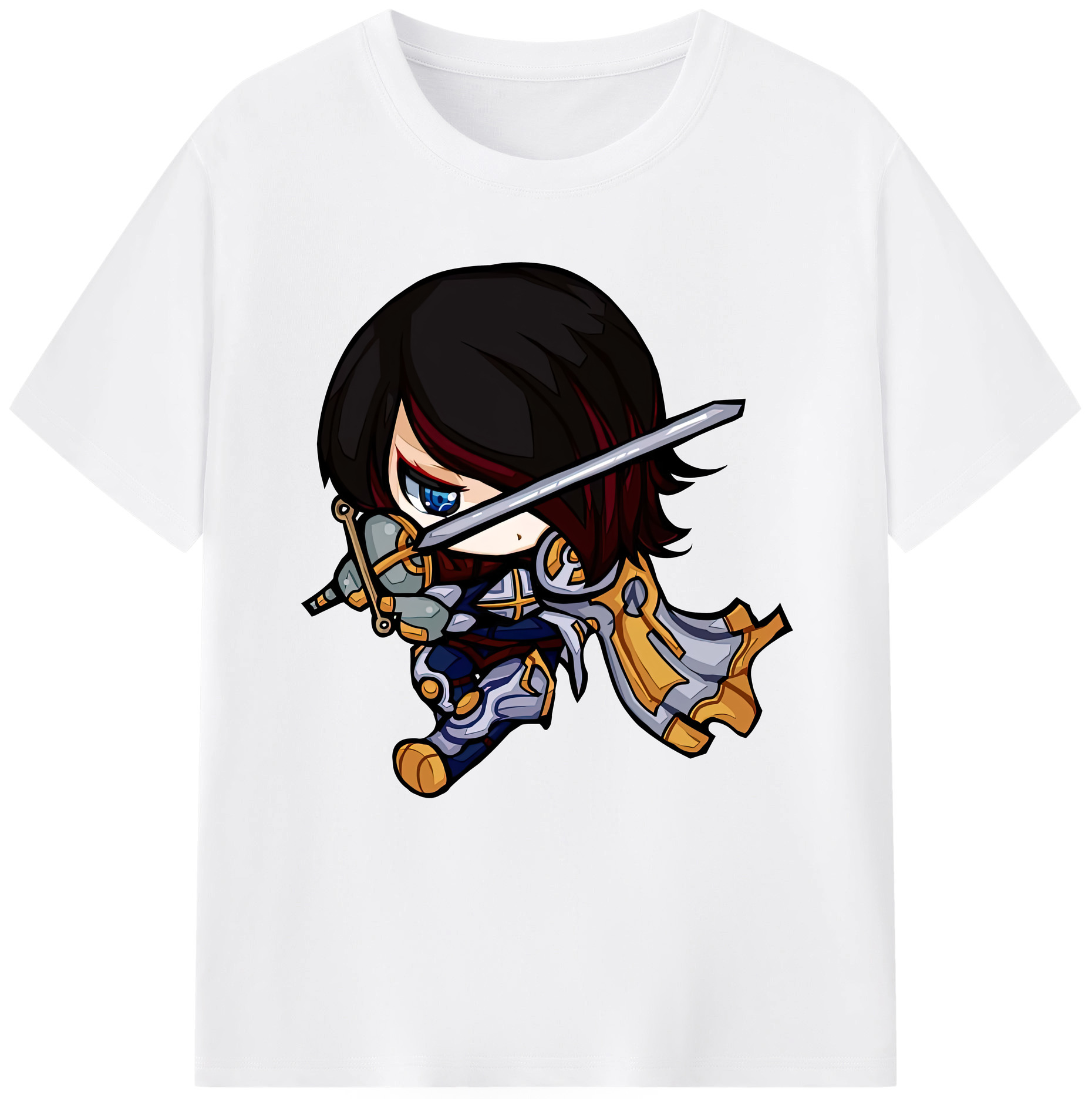 リーグ・オブ・レジェンド League of Legends LOL 綿100％半袖Tシャツ（フロントプリント）
