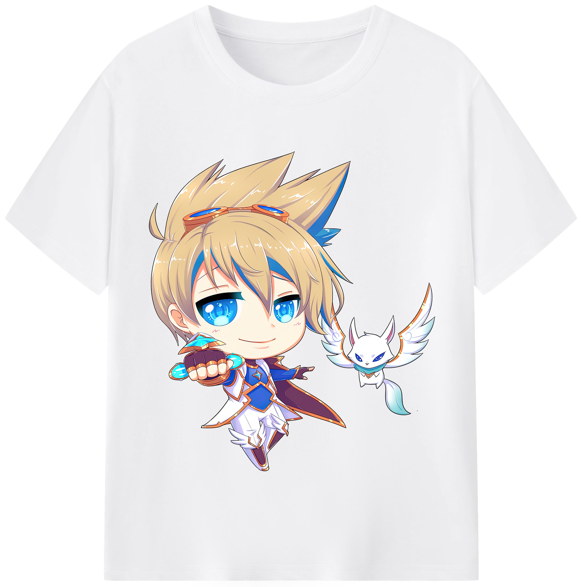 リーグ・オブ・レジェンド League of Legends LOL 綿100％半袖Tシャツ（フロントプリント）